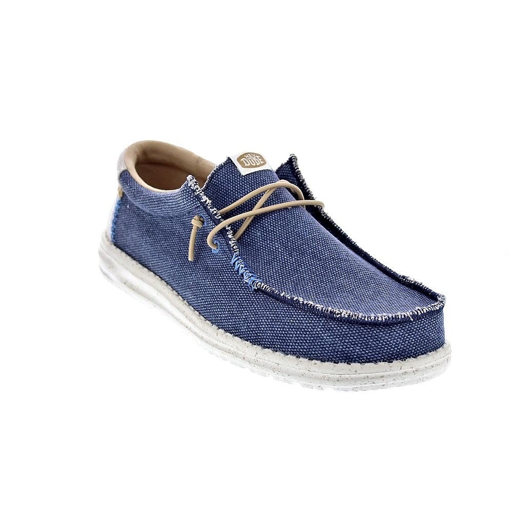 Chaussure pour homme Hey dude Wally coastline en jute marine 4/6