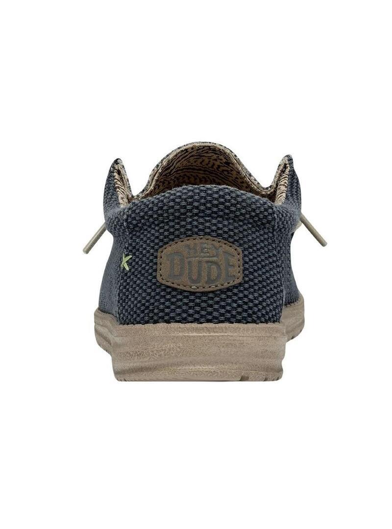 Zapatilla para Hombre Hey dude Wally sport mesh Marino 4/6