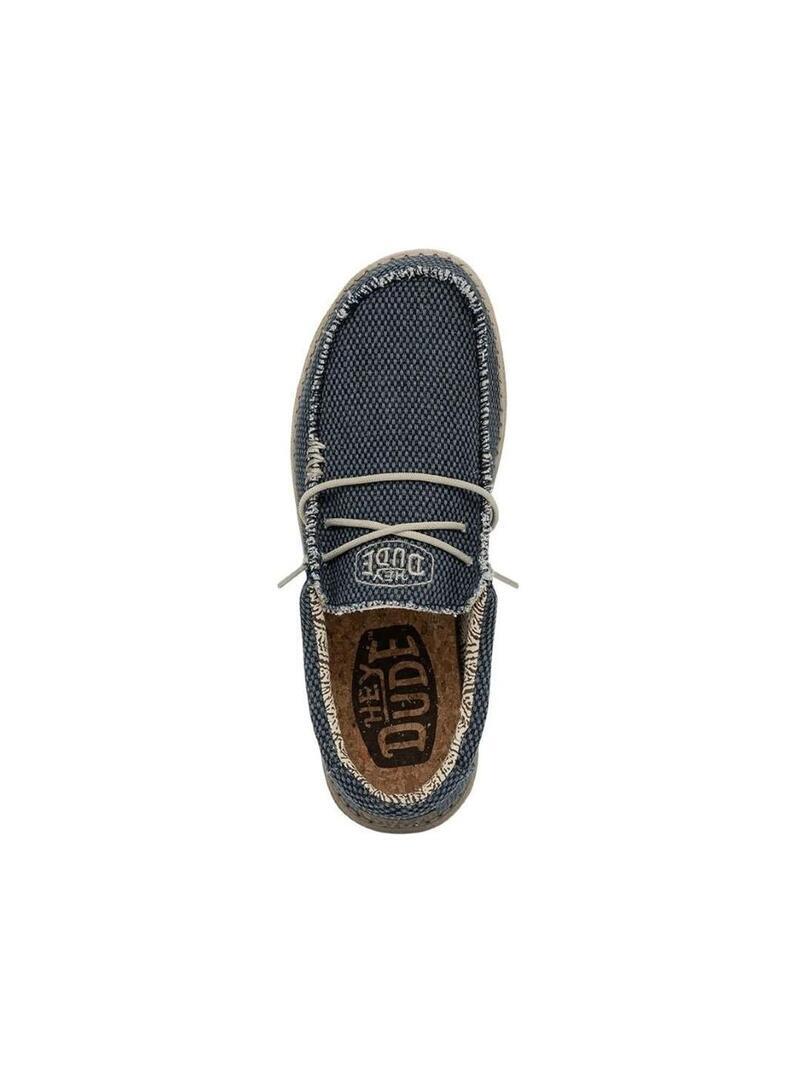Zapatilla para Hombre Hey dude Wally sport mesh Marino 6/6
