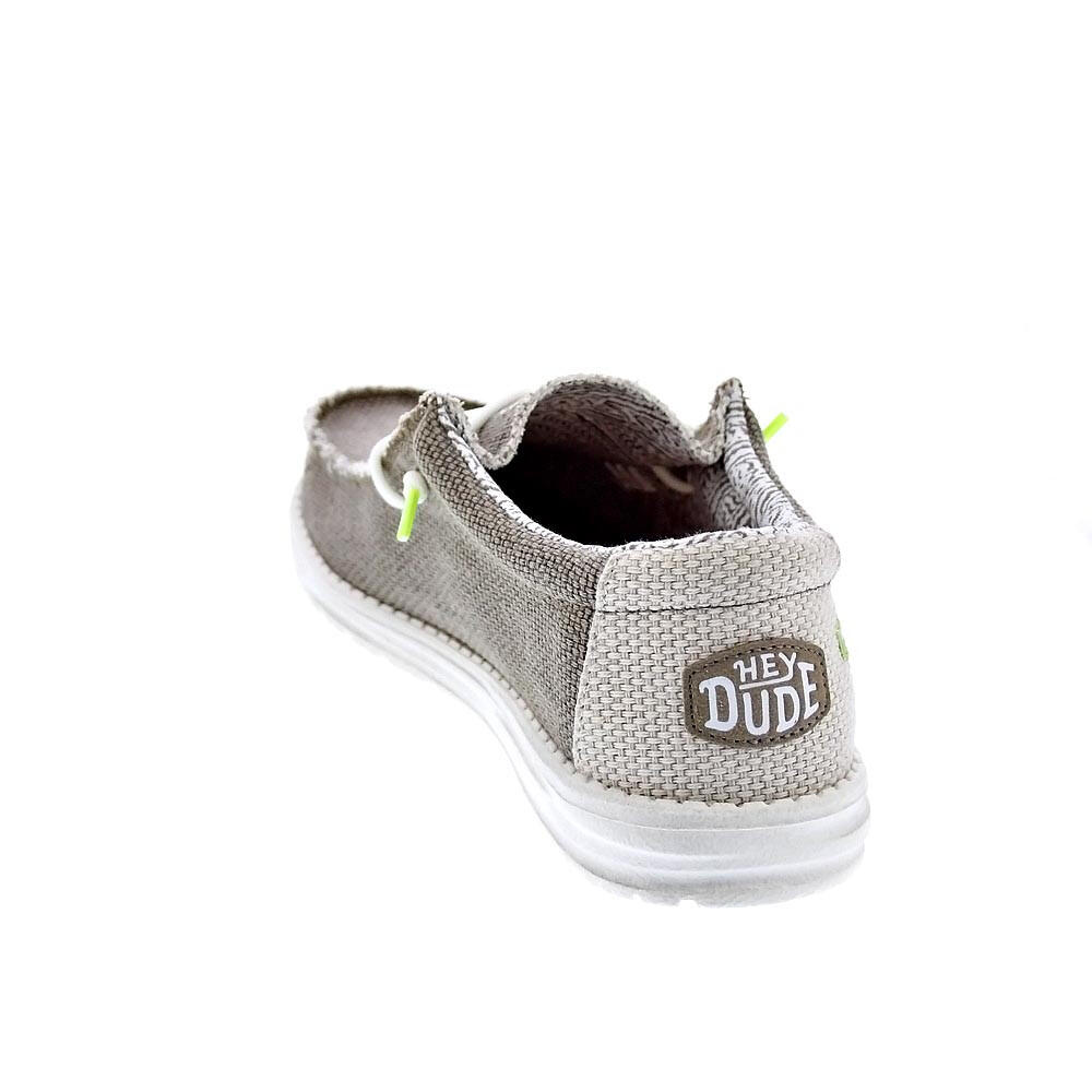 Chaussure pour homme Hey dude Wally tressée verte 3/6
