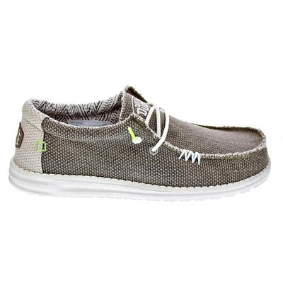 Scarpe da uomo Hey Dude Wally intrecciate verde