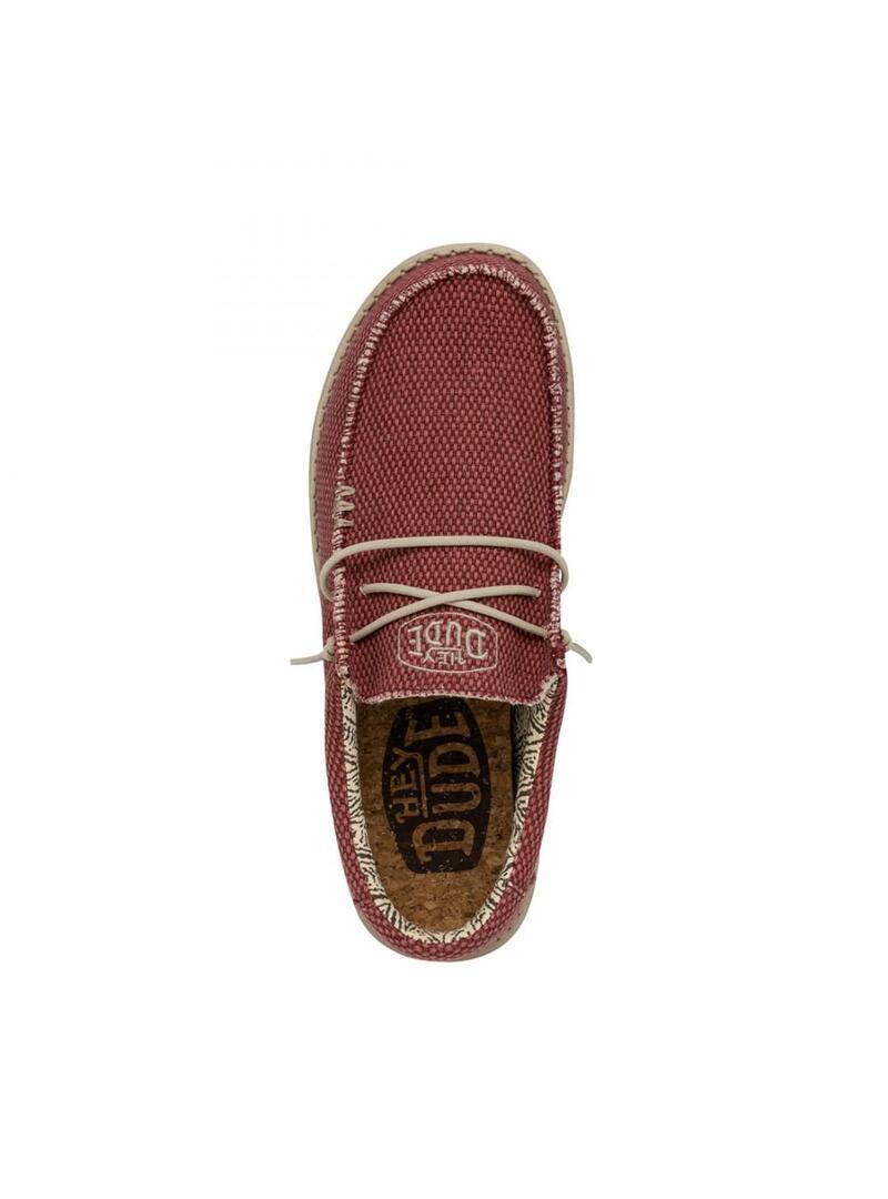 Chaussure pour homme Hey dude Wally sport mesh rose 6/6