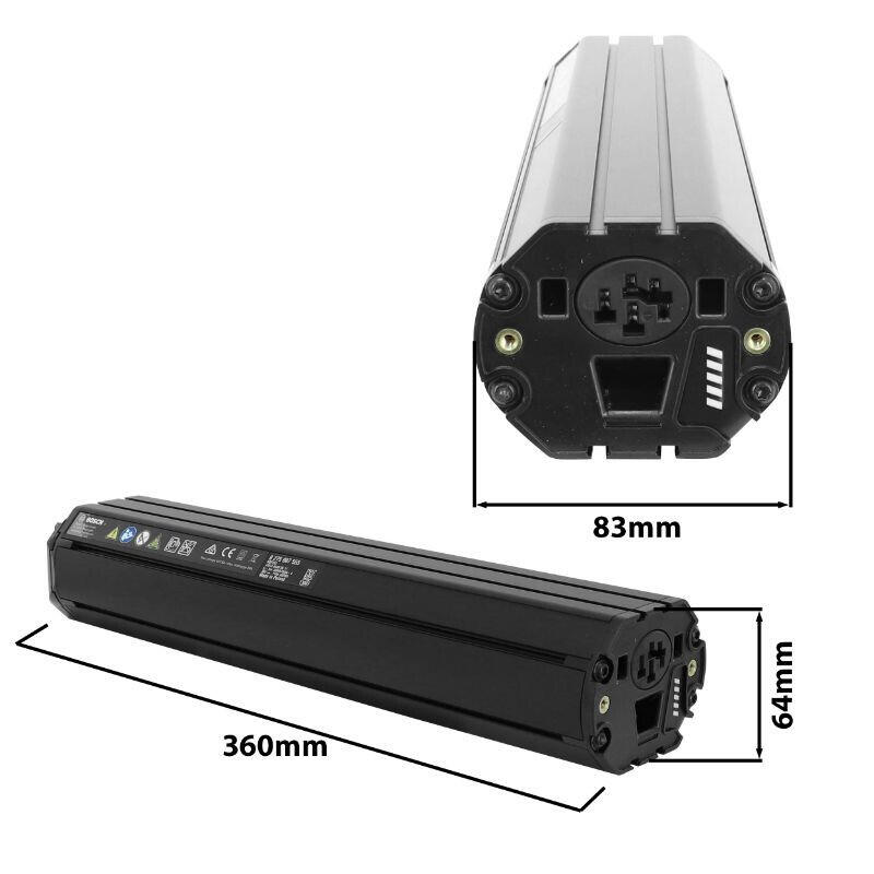 Elektrische fietsaccu op horizontaal frame Bosch Powertube 400 Bbp282 Bdu2Xx - B 3/4