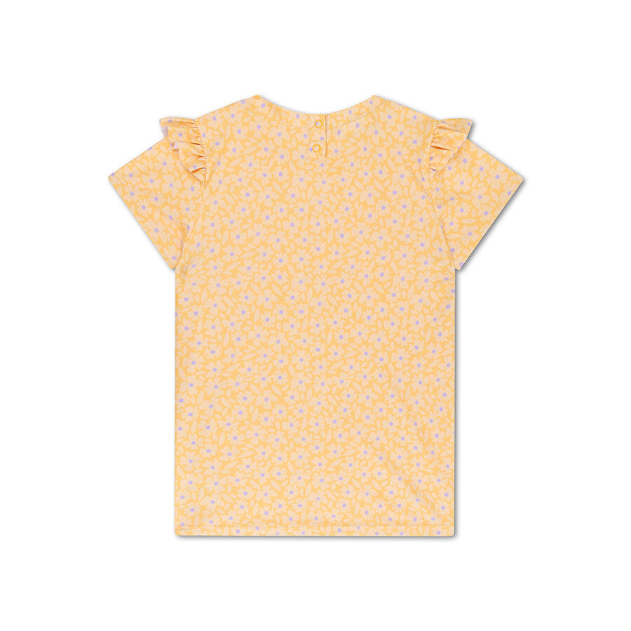 UV Shirt Unisex  Yellow Flowers 4/5