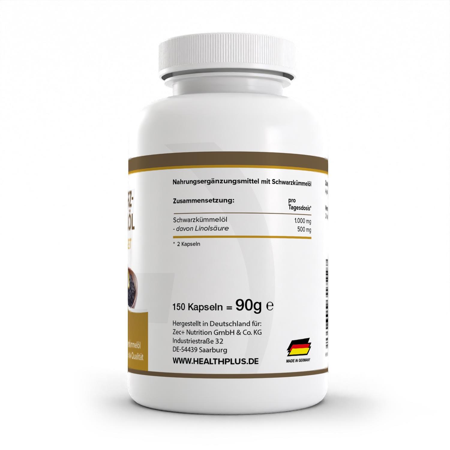 Health+ Schwarzkümmelöl 3/3