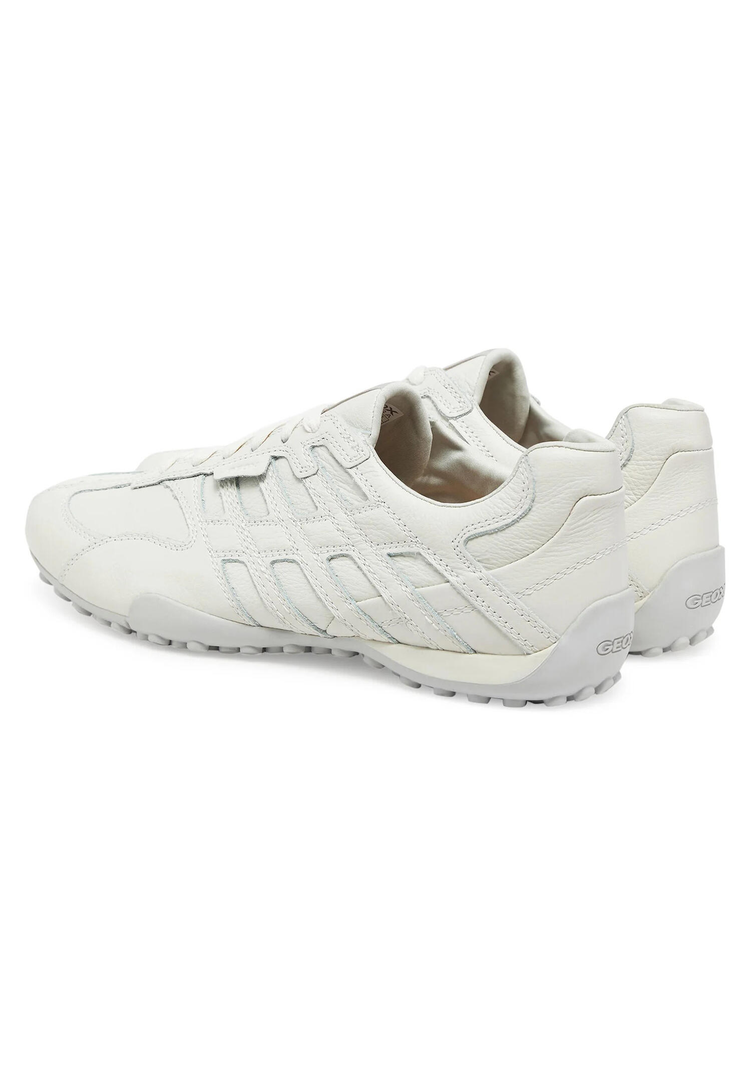 Geox U Snake Original A -Herren Leder Sneaker U55MNB 00046 C1000 White 2/5