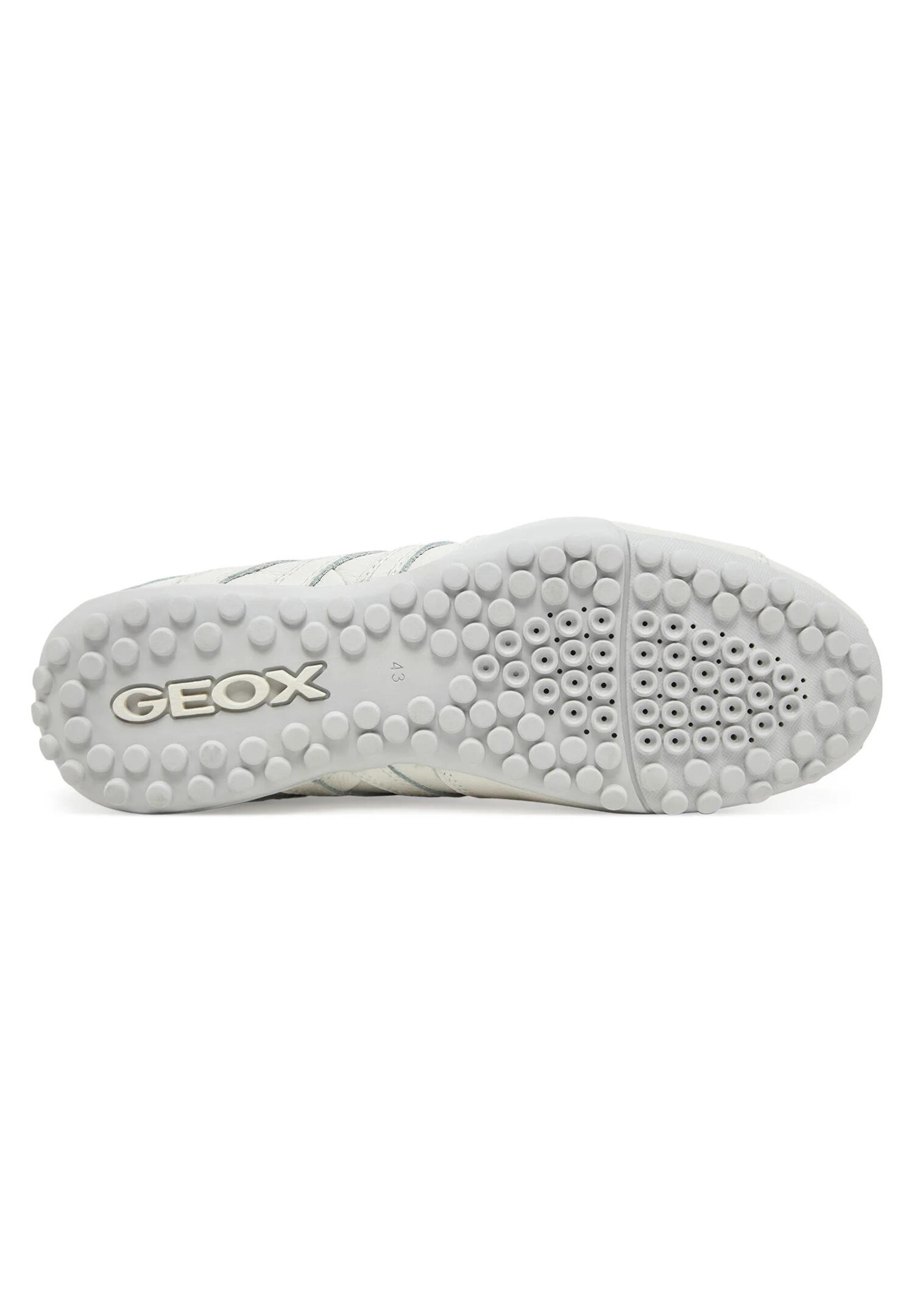 Geox U Snake Original A -Herren Leder Sneaker U55MNB 00046 C1000 White 4/5