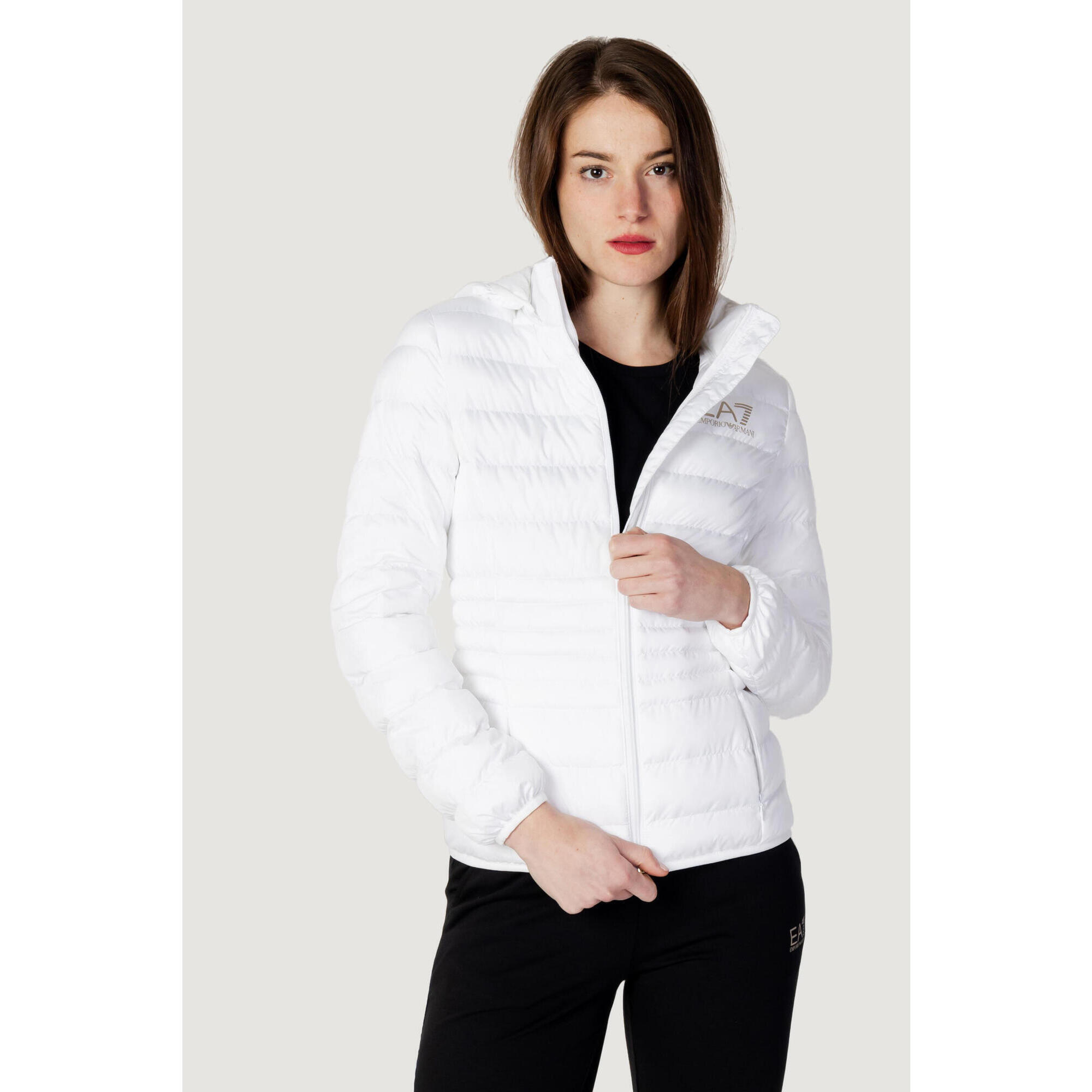 Ea7 - Doudoune Duvet Bomber Femme Blanc - Doudoune Duvet - Blanc - Decathlon