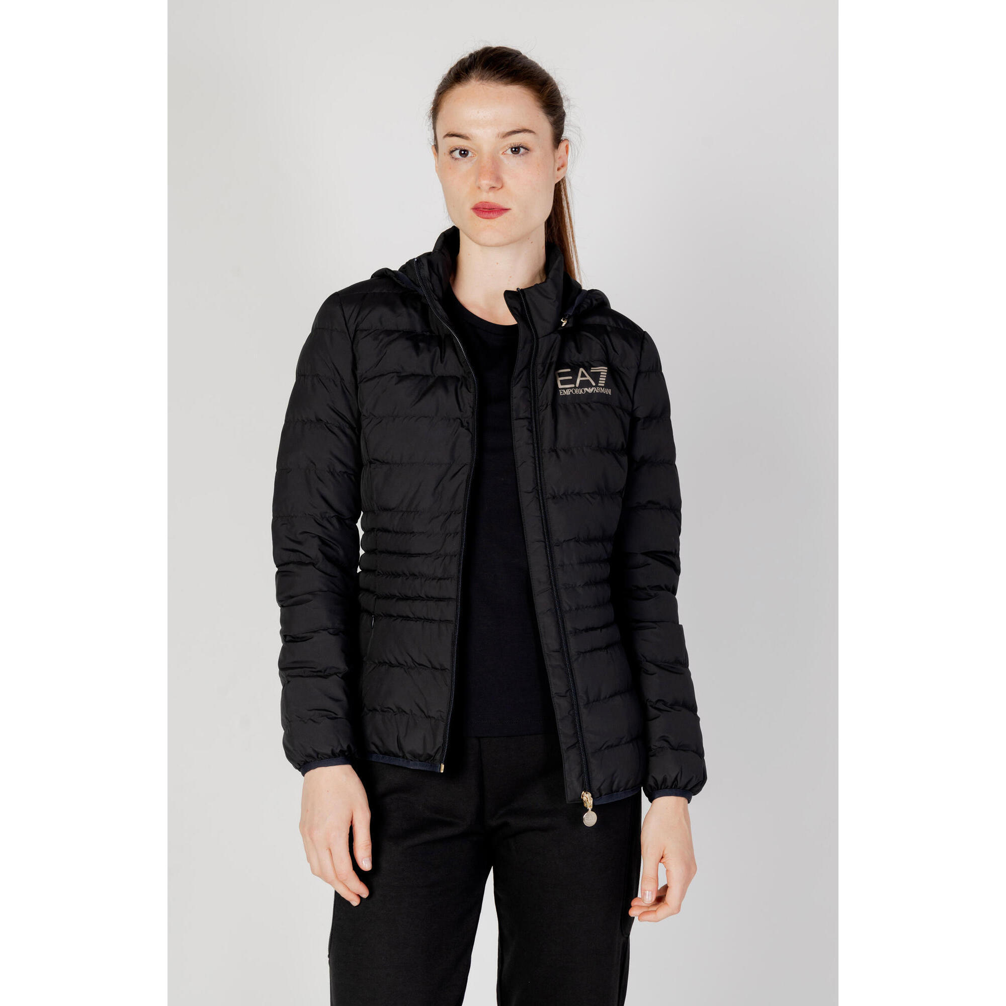 Ea7 - Doudoune Duvet Bomber Femme Noir - Doudoune Duvet - Noir - Decathlon