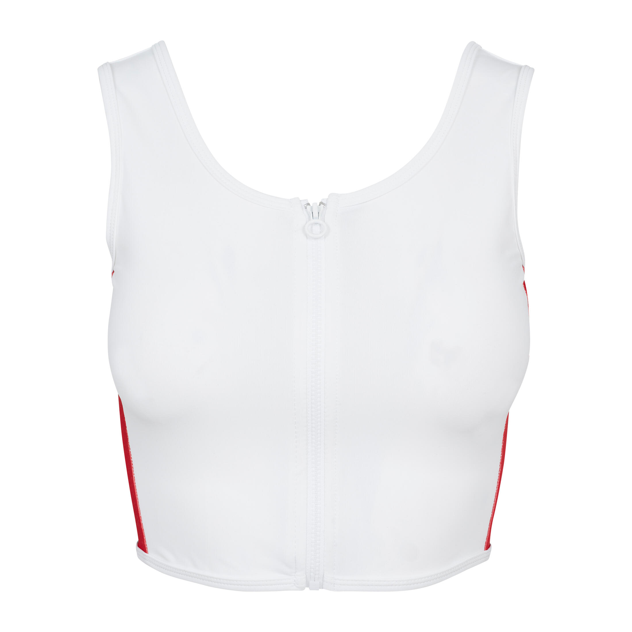URBAN CLASSICS Women's crop top Urban Classic Stripe zip