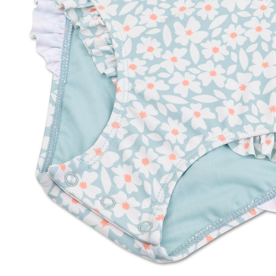 UV Maillot de bain Filles Avec Manches - Vert - Florish - 146/152 4/7