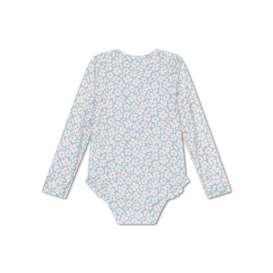 UV Maillot de bain Filles Avec Manches - Vert - Florish - 146/152 3/7
