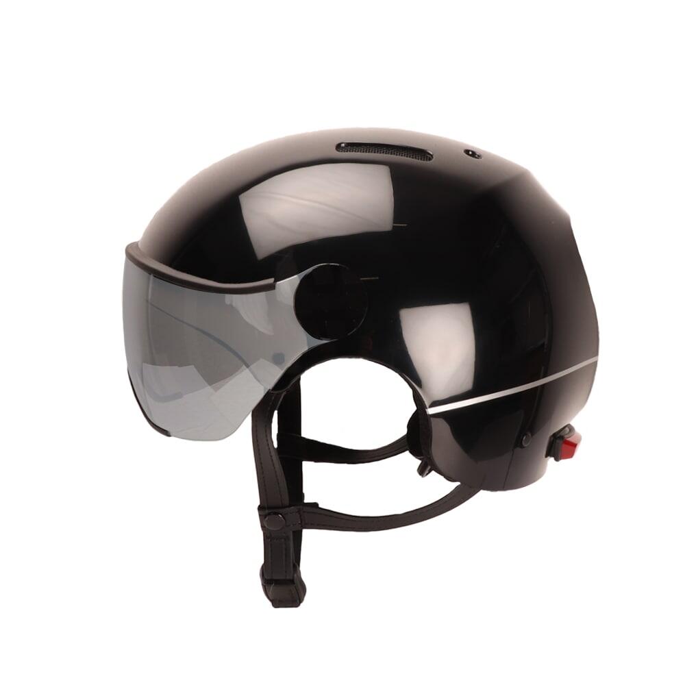 Diezz - Casque Velo Visière Valor Led France Black - Casque - Noir - 53-57 Cm - Decathlon