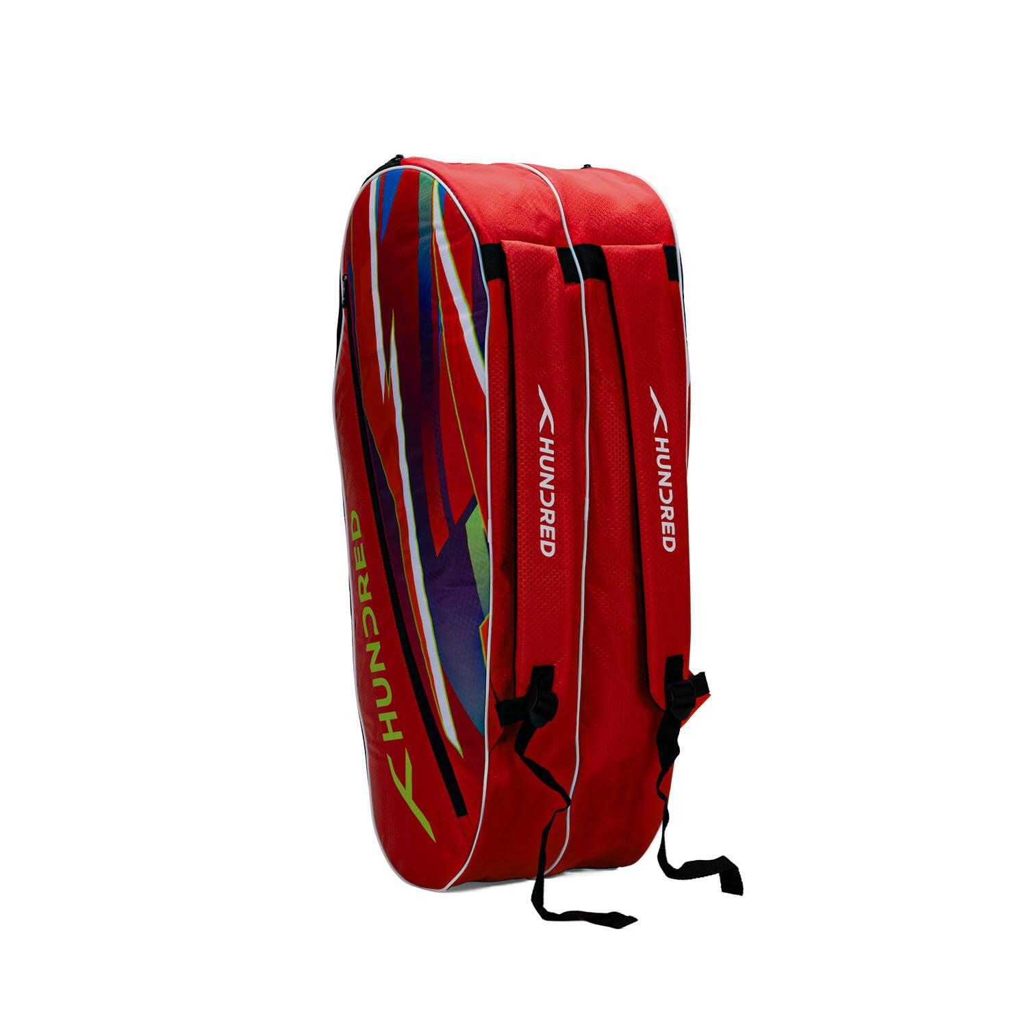 HUNDRED Borsa Sport Debut Rosso | Poliestere | Doppio scomparto | 6in1 1/7