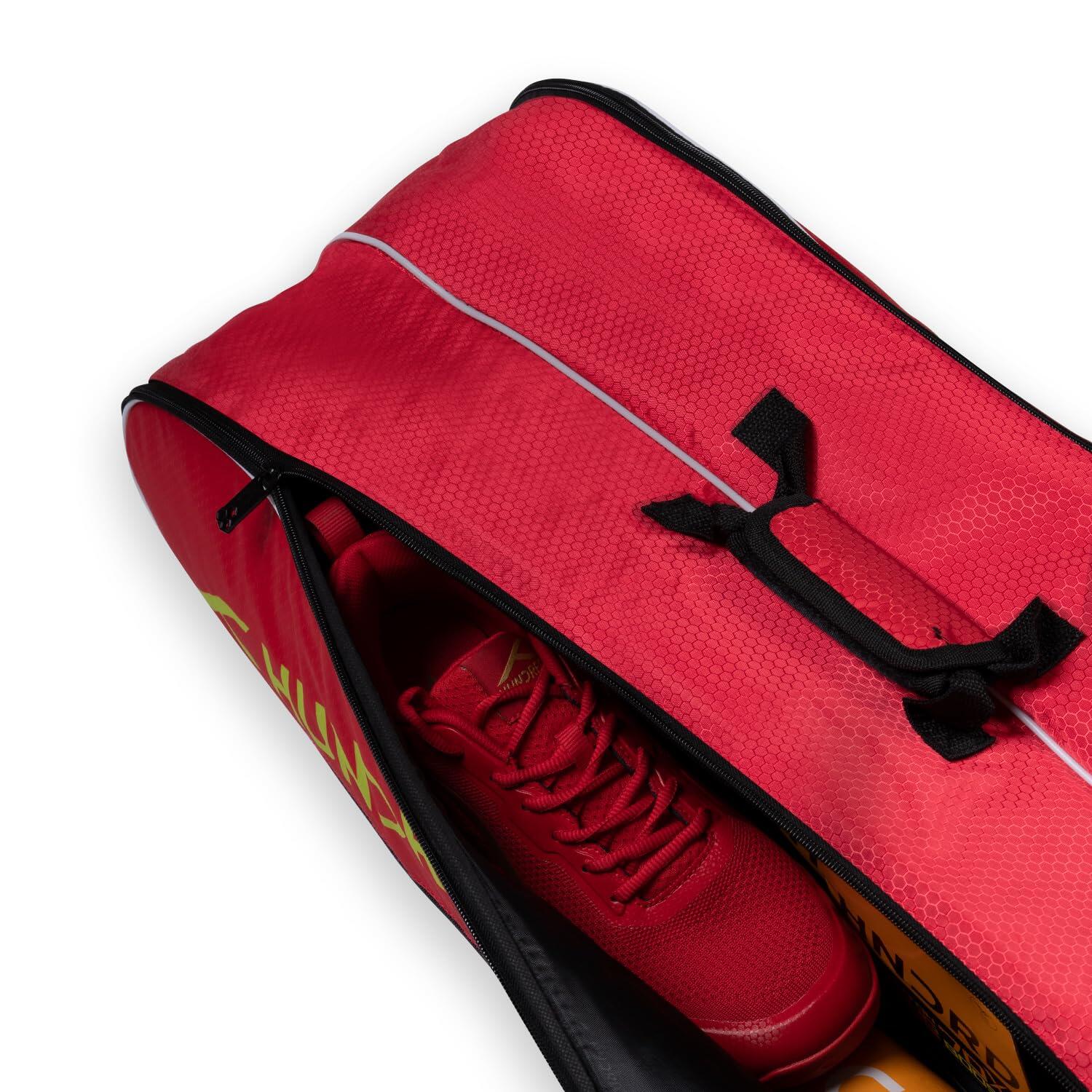 HUNDRED Borsa Sport Debut Rosso | Poliestere | Doppio scomparto | 6in1 4/7