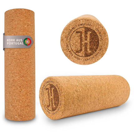 Korkrolle WAVE | für alle Balance Boards, Yoga und Faszien-Training | Ø10cm x 45