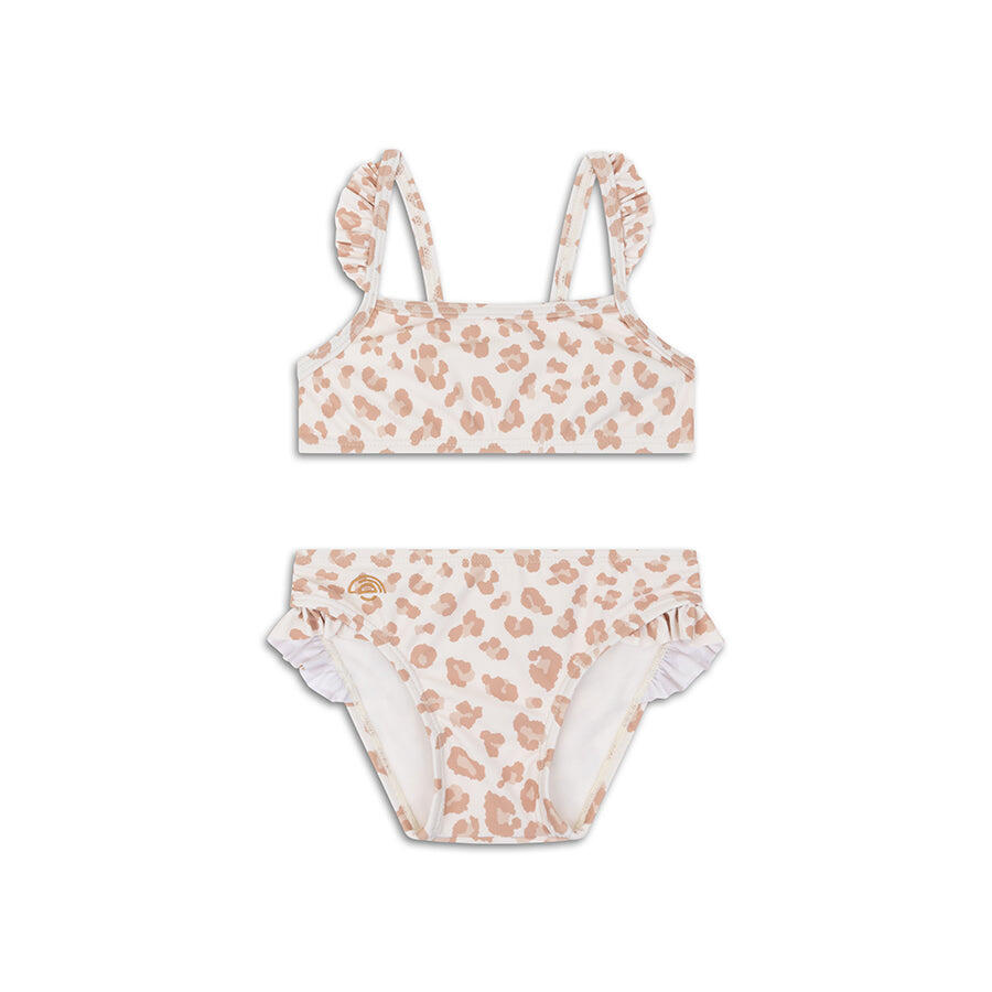 Swim Essentials Bikini - Beige - Leopard - 110/116 1/7