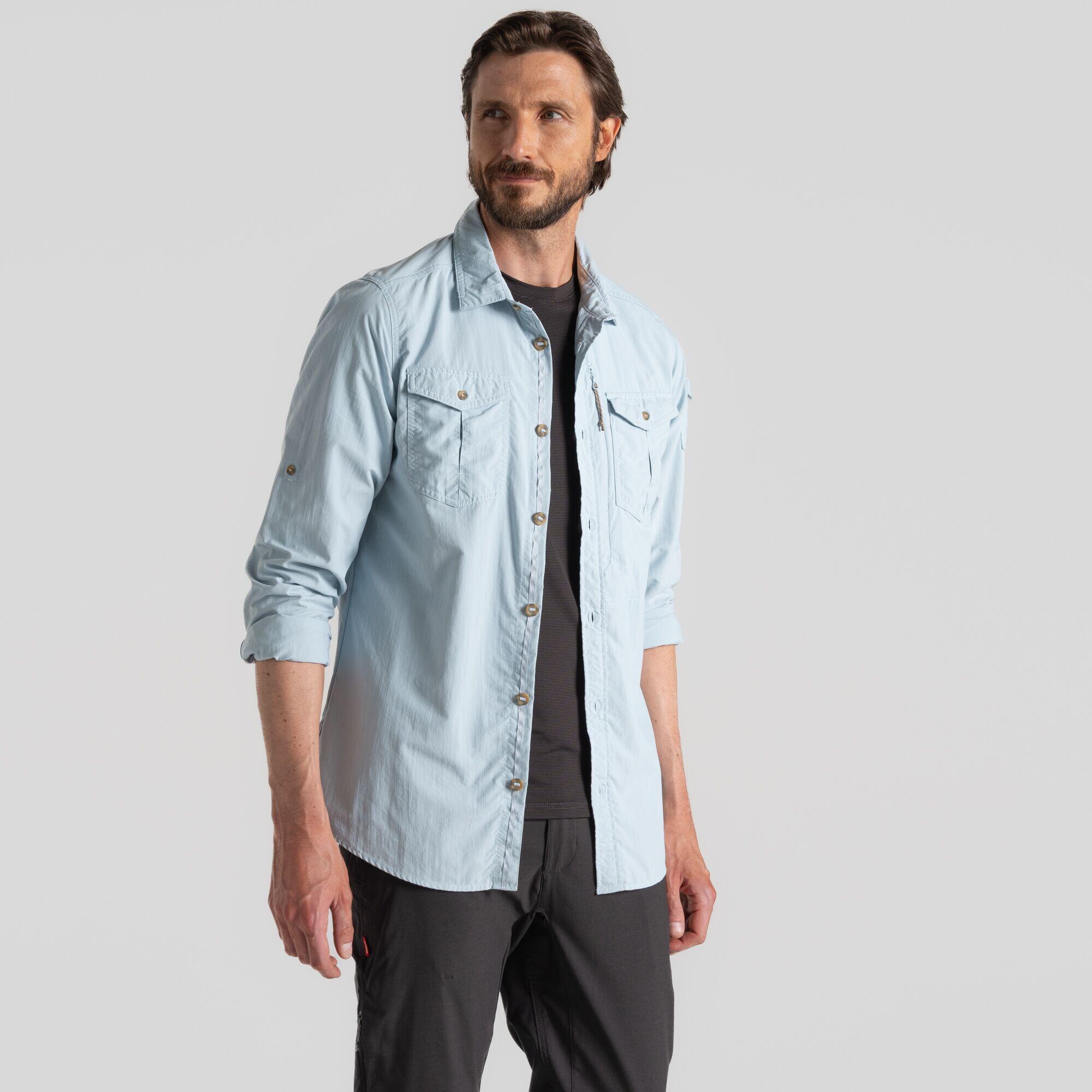 CRAGHOPPERS Mens NosiLife Adventure Long Sleeved Shirt III