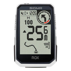 COMPTEUR GPS VÉLO ROX 4.0 ENDURANCE BLANC