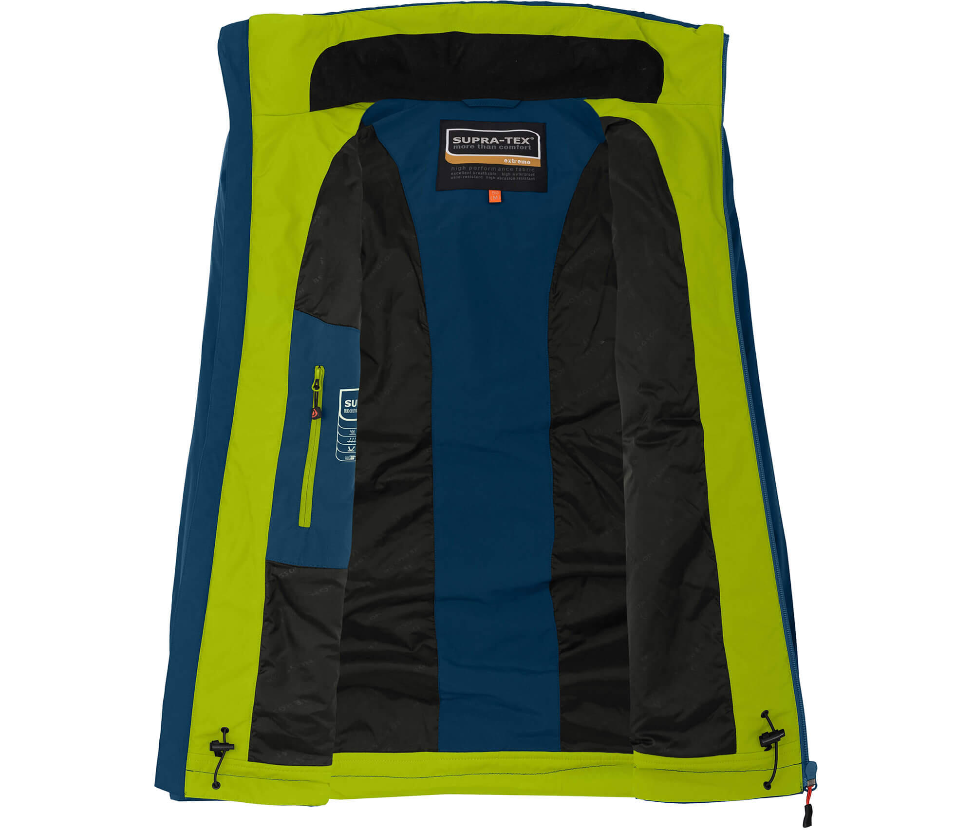 Regenjacke leicht wattiert, 20000 mm Wassersäule Blau 4/4