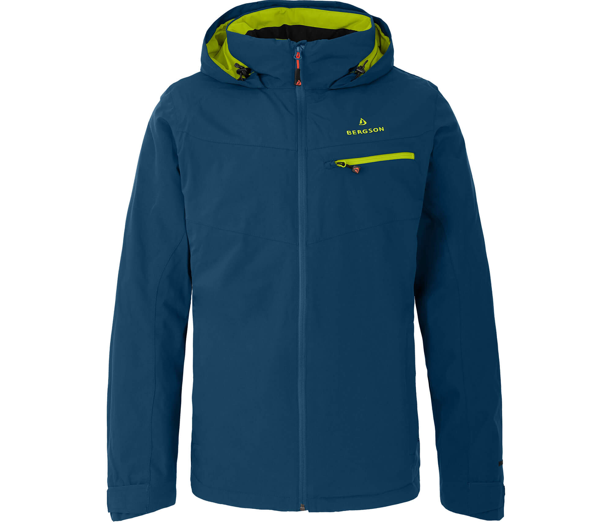 BERGSON Regenjacke Netzfutter, 20000 mm Wassersäule Blau
