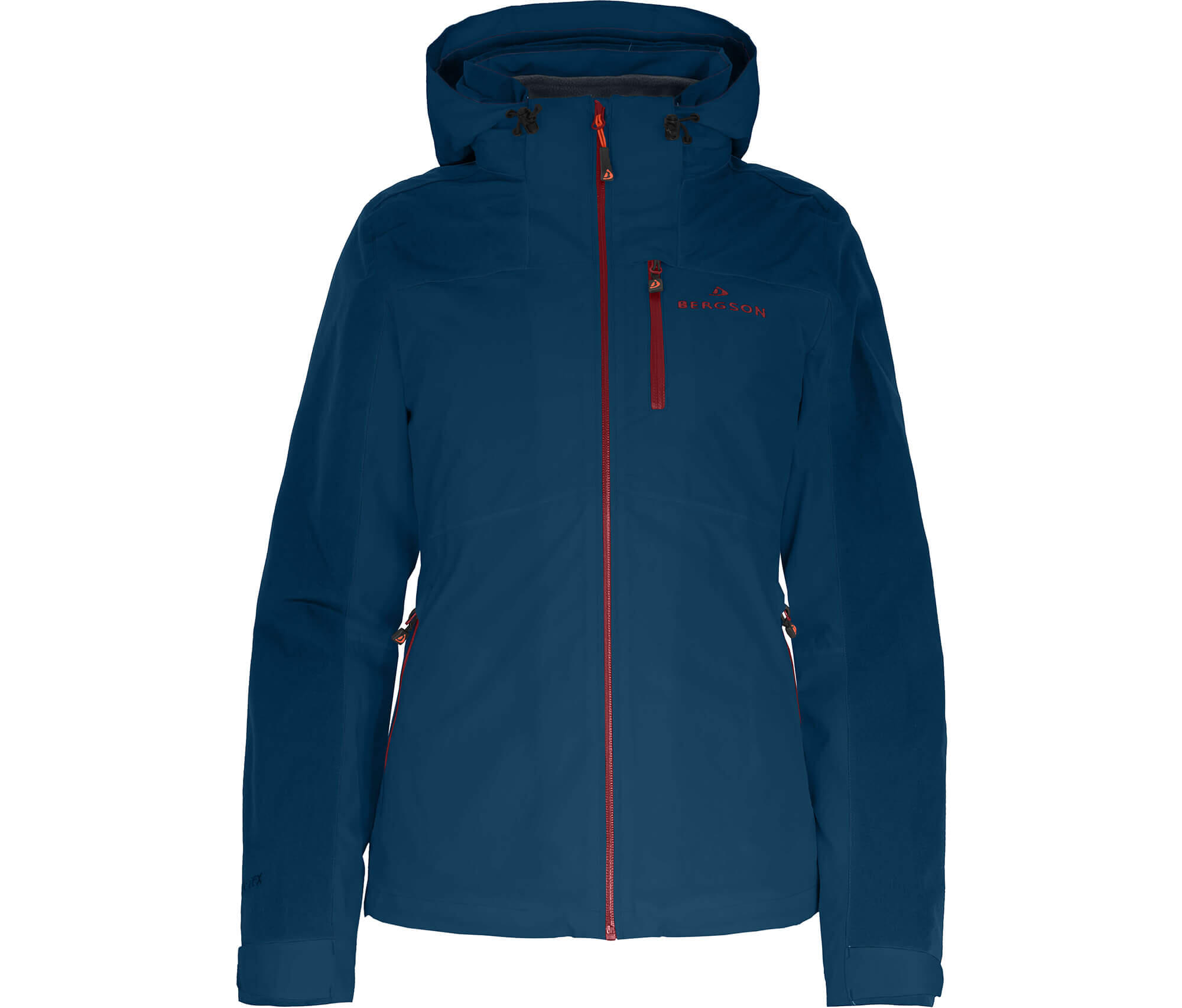 Regenjacke leicht wattiert, 20000 mm Wassersäule Blau 2/6