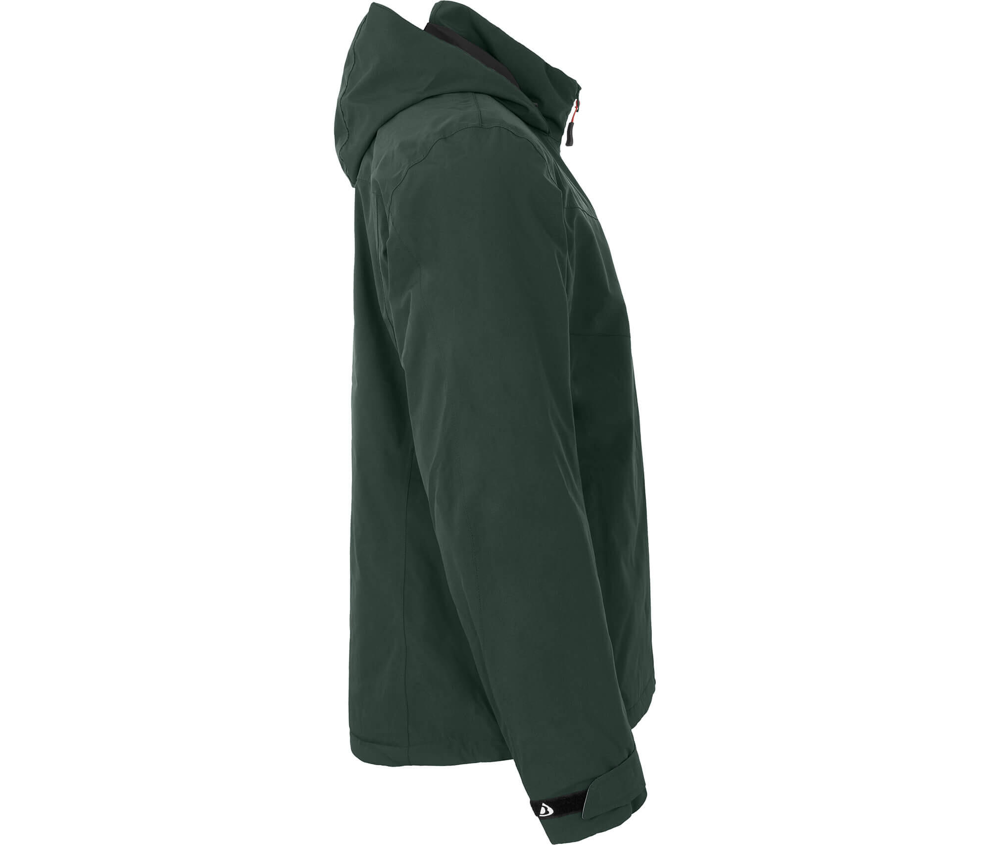 Regenjacke Fleece Innenjacke, 20000 mm Wassersäule Grün 3/6