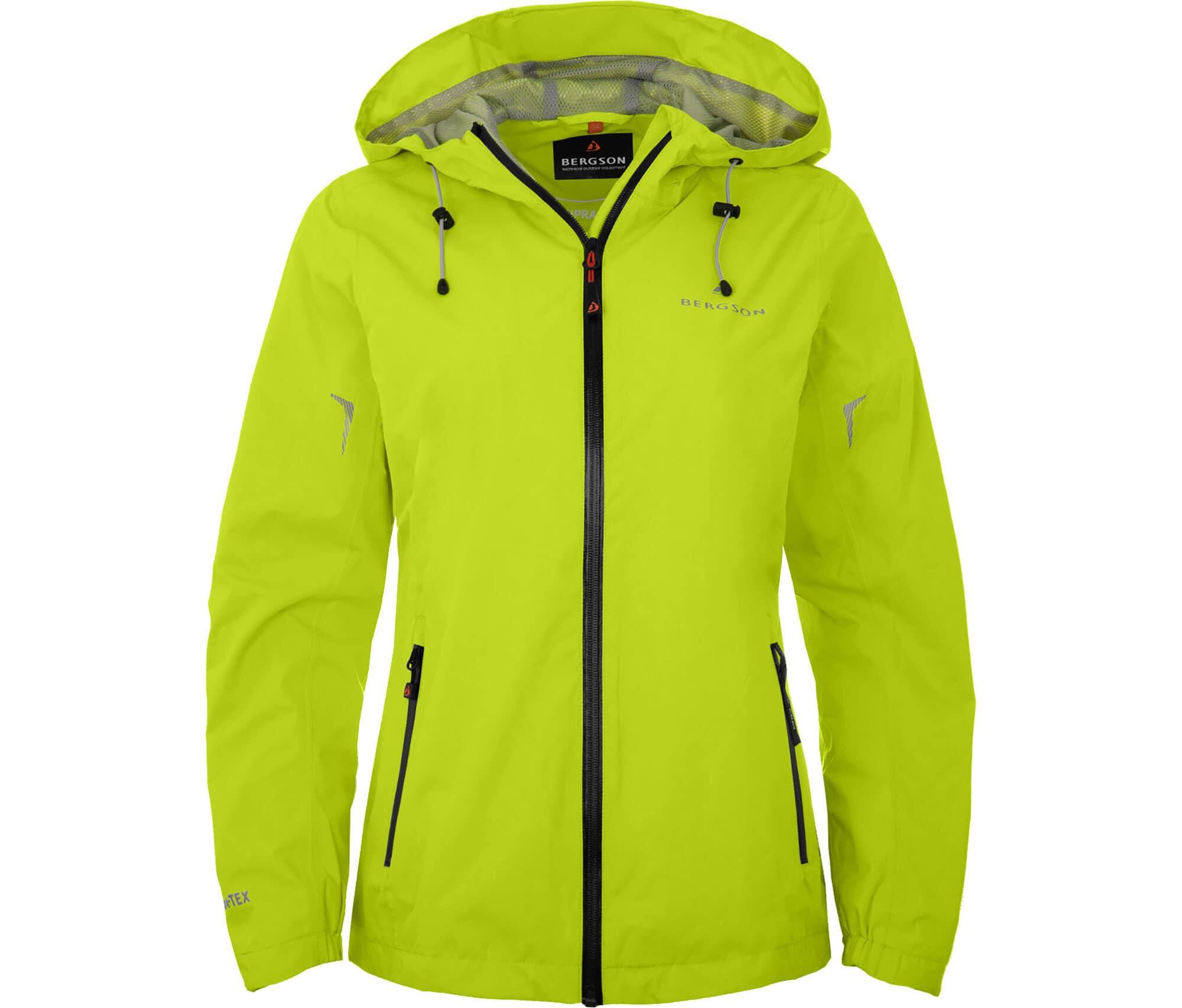 Regenjacke Netzfutter, 12000 mm Wassersäule Grün 2/5