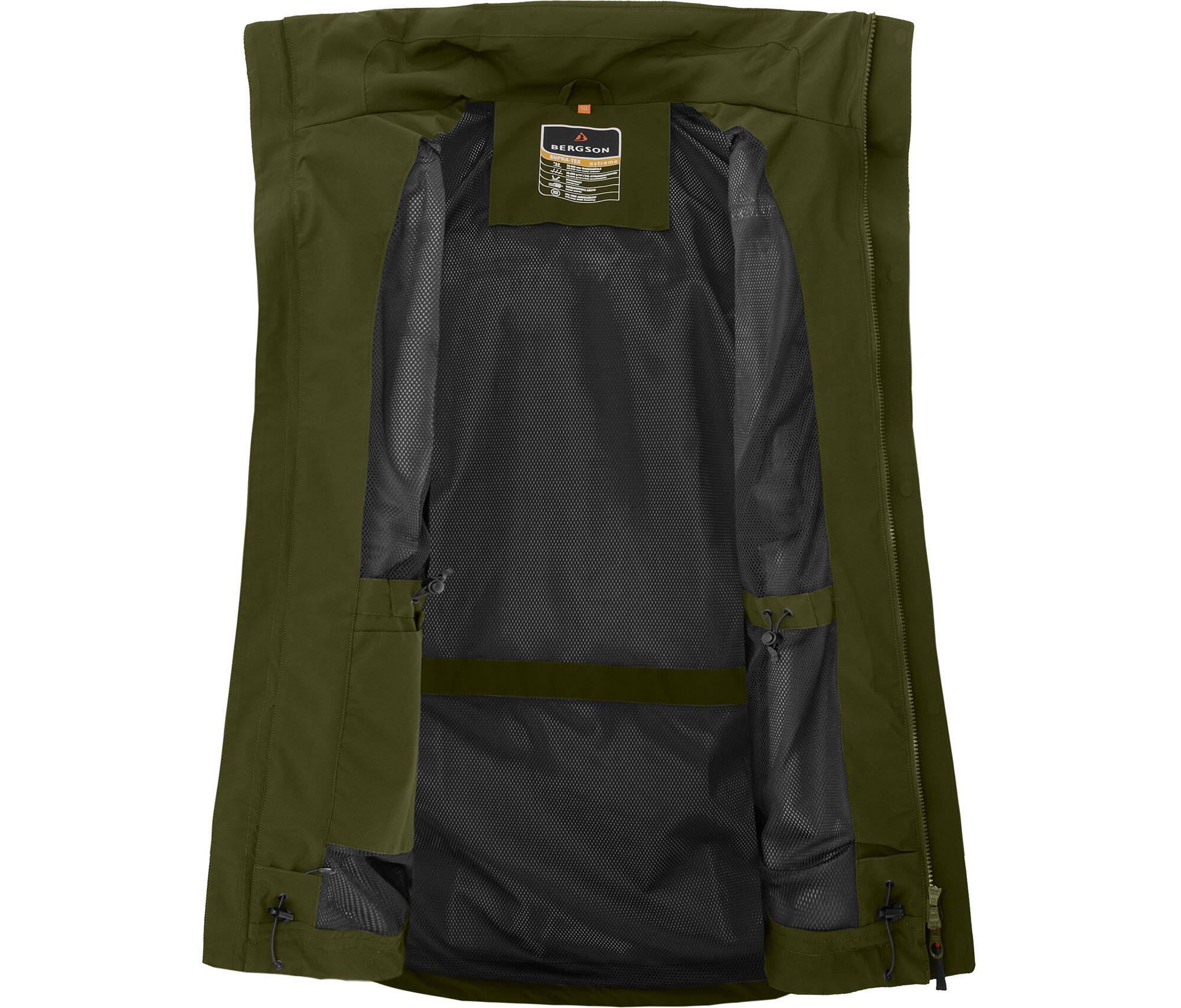 Sommer-Parka Netzfutter, 20000 mm Wassersäule grün 5/5
