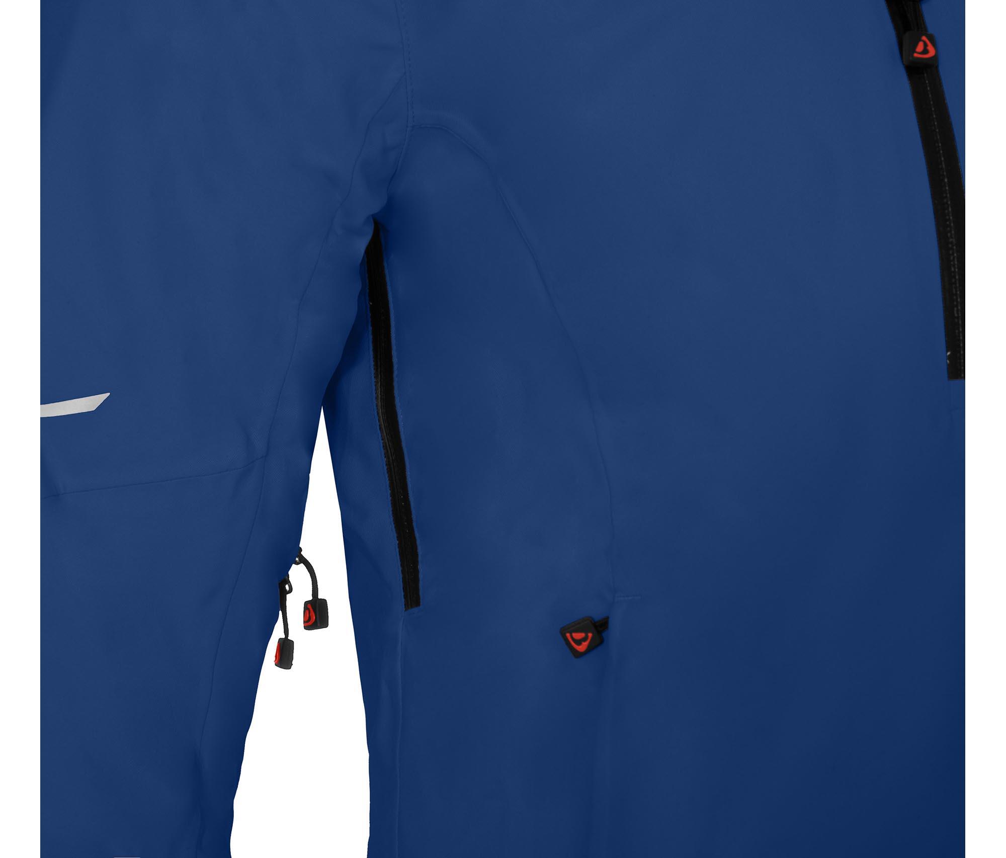 Regenjacke recycelt, Netzfutter, 20000 mm Wassersäule Blau 7/7