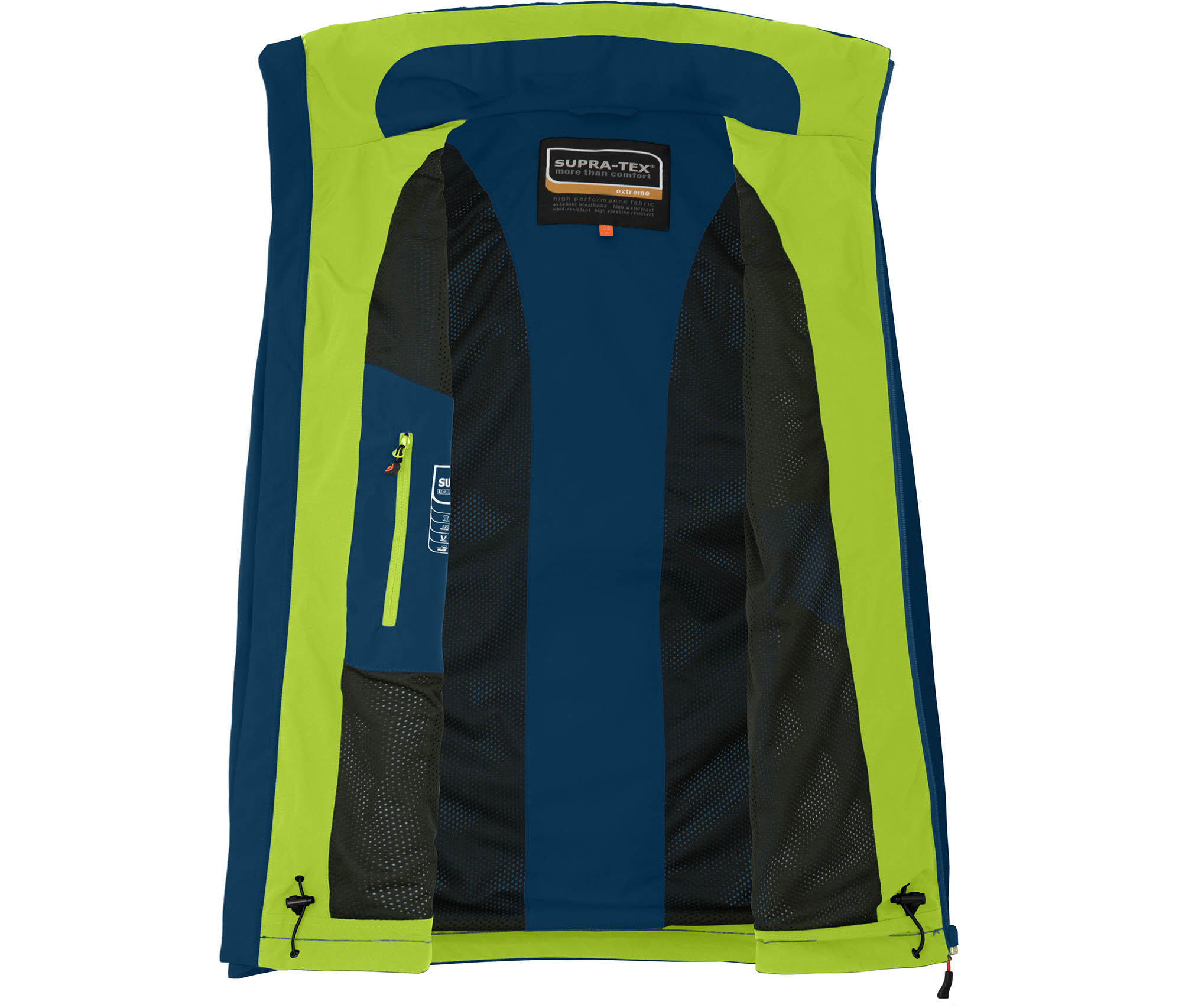 Regenjacke Netzfutter, 20000 mm Wassersäule Blau 4/4