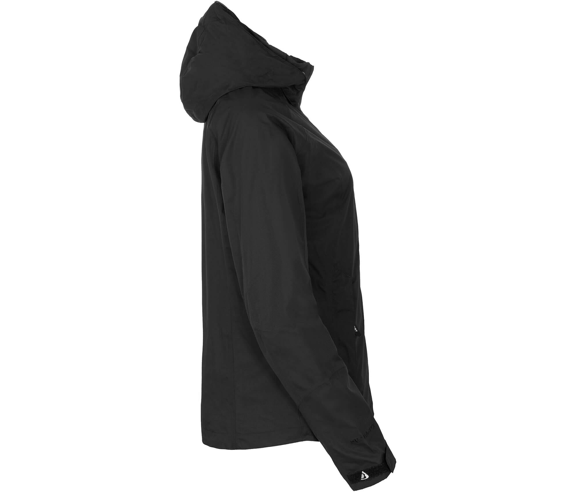 Regenjacke Netzfutter, 12000 mm Wassersäule Schwarz 4/6