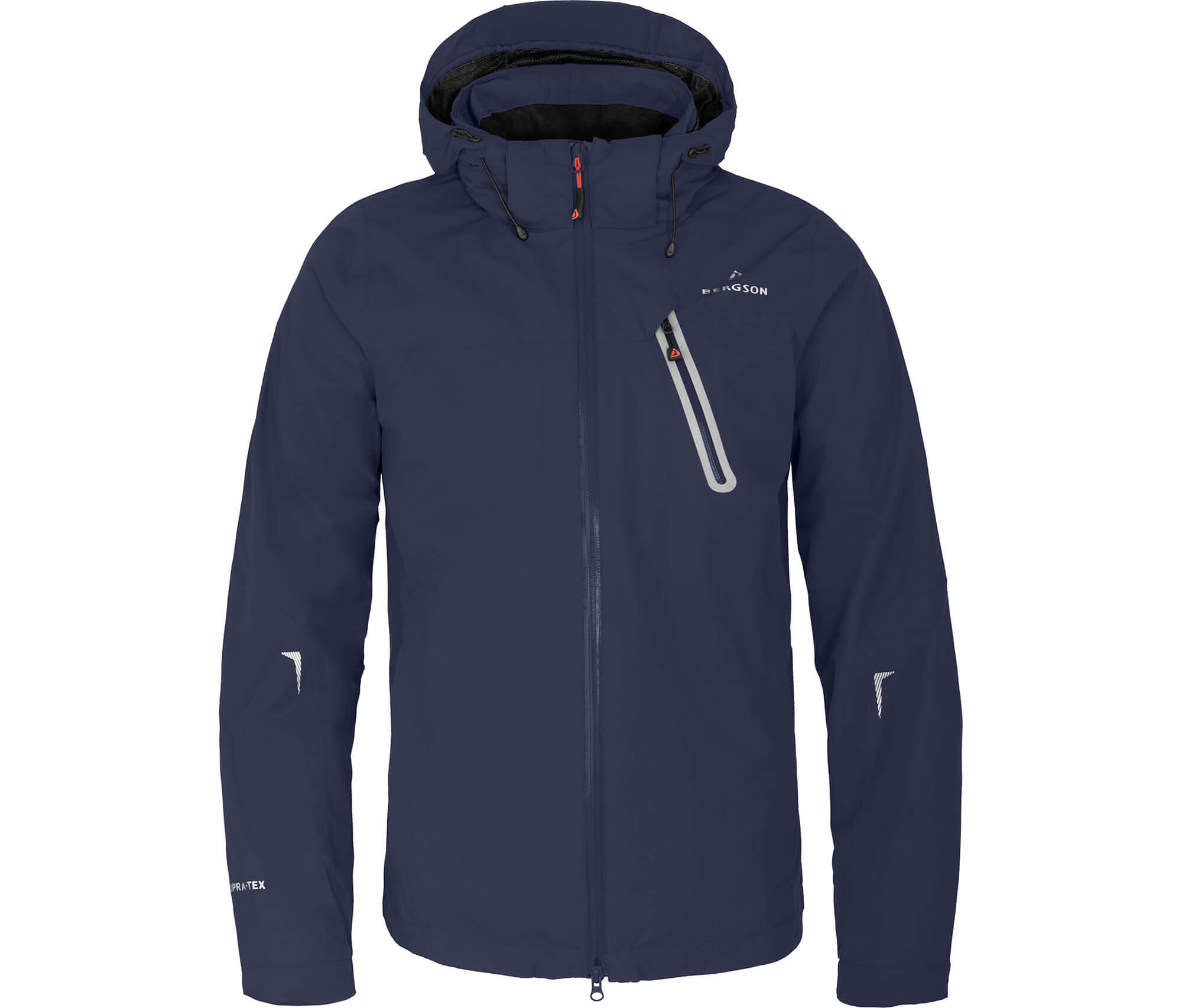 Rad-Regenjacke Netzfutter, 12000 mm Wassersäule blau 2/6