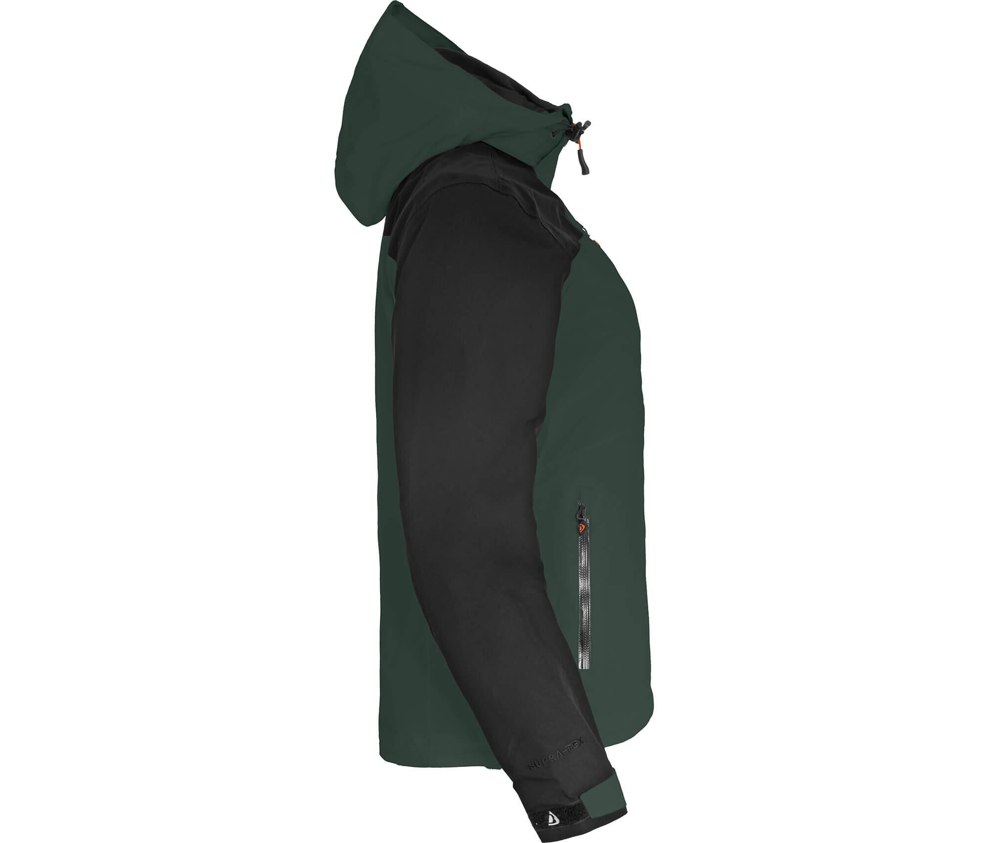 Regenjacke Netzfutter, 20000 mm Wassersäule Grün 3/7
