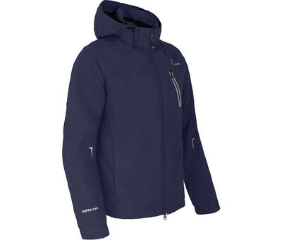 Rad-Regenjacke Netzfutter. 12000 mm Wassersäule Schwarz