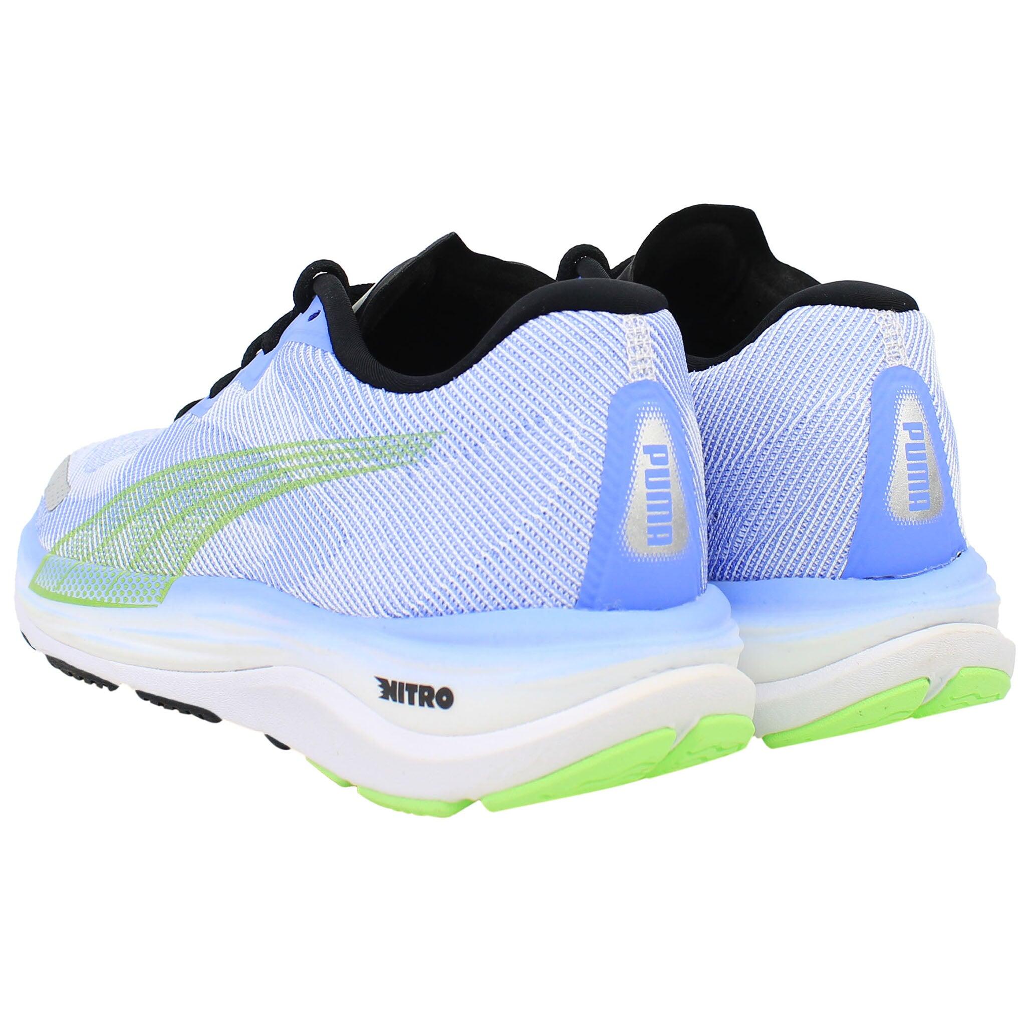 Puma Velocity Nitro 2 Womens Blue Running Shoes 3/5