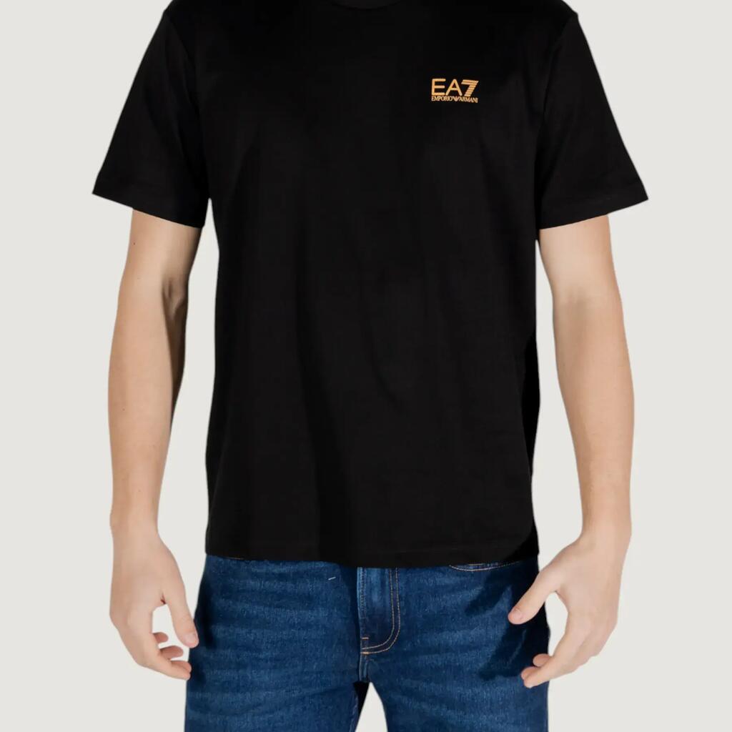 crop top t-shirt  BLACK