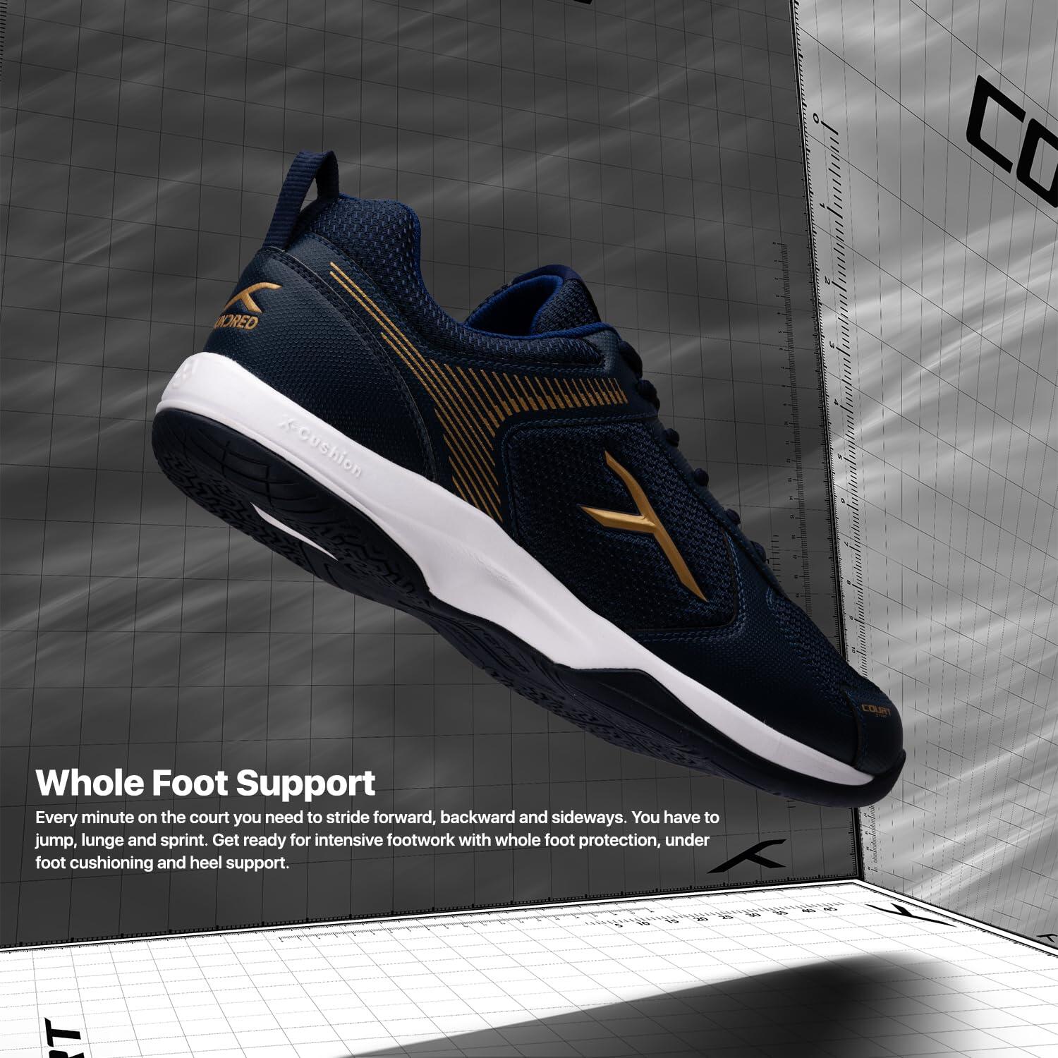HUNDRED Court Star Herren Schuhe Navy/Gold EU40 2/7