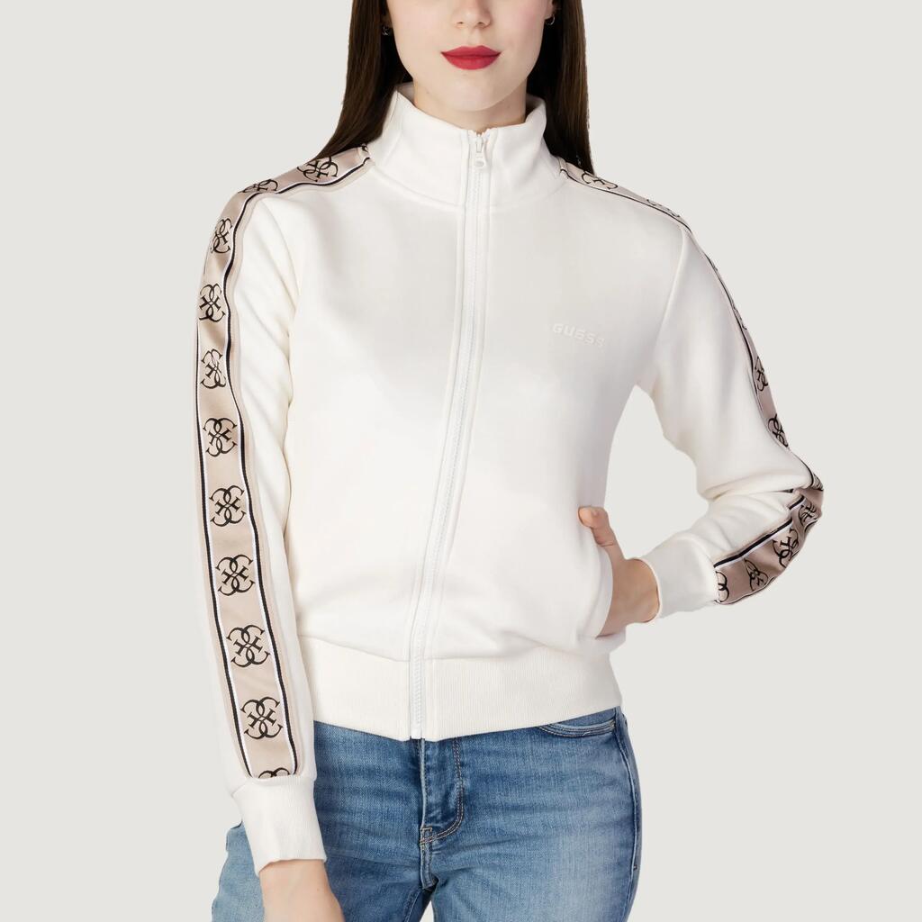 sweatshirt BRITNEY FULL ZIP WHITE