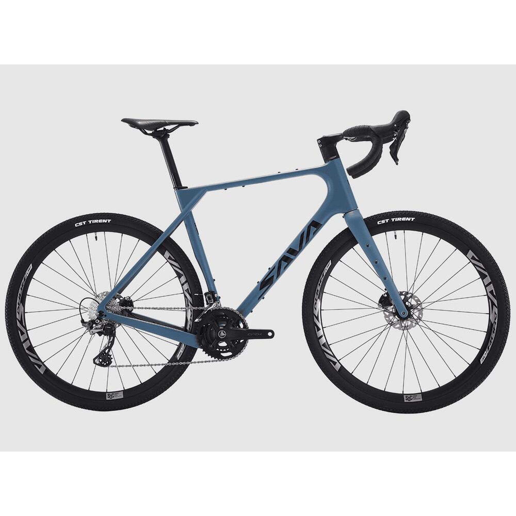 Sava - Vélo Gravel Grus 4.2 - Vélo Gravel - Bleu|gris - 42 M/l - Decathlon