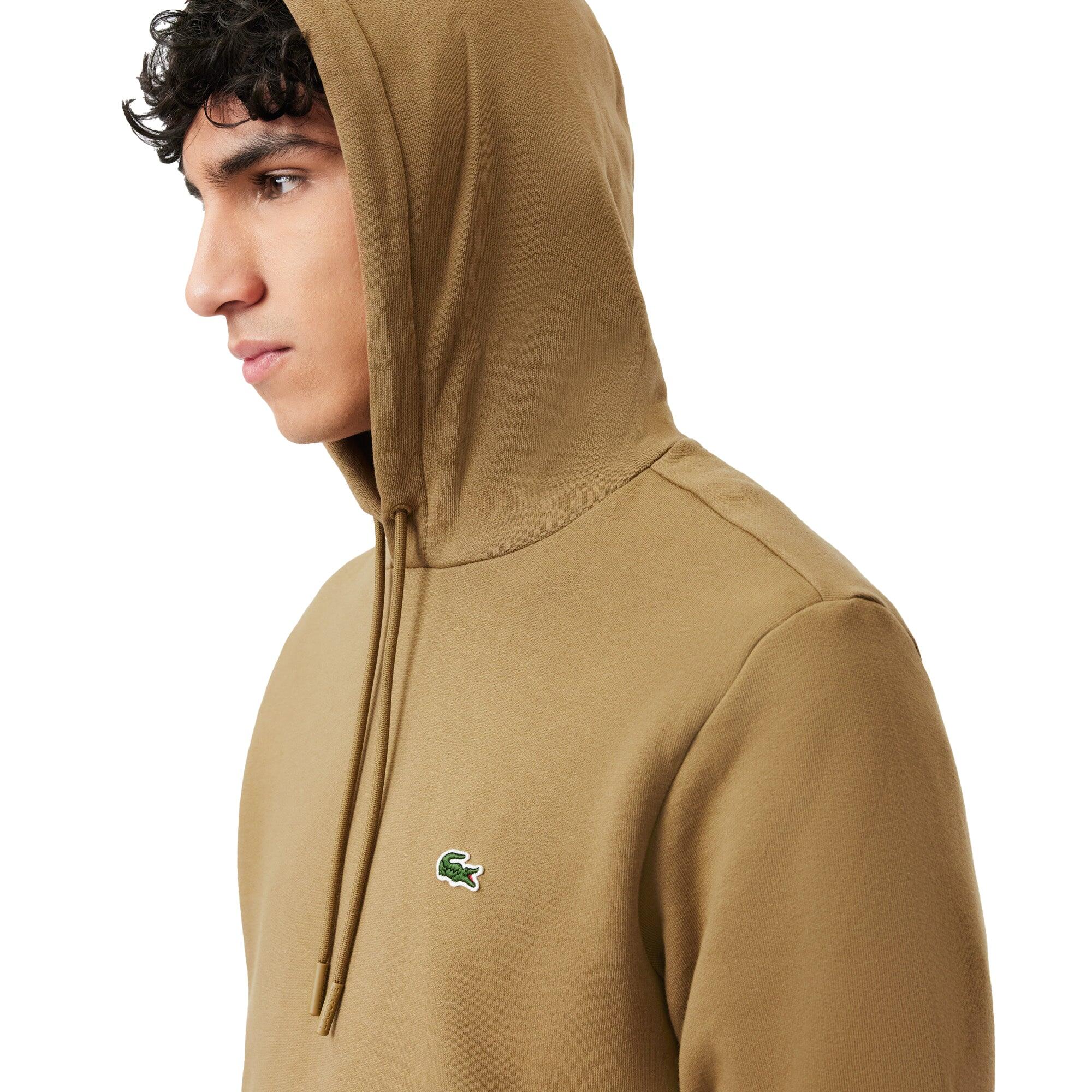 Felpa con cappuccio Lacoste modello SH962300SIX per uomini 3/4