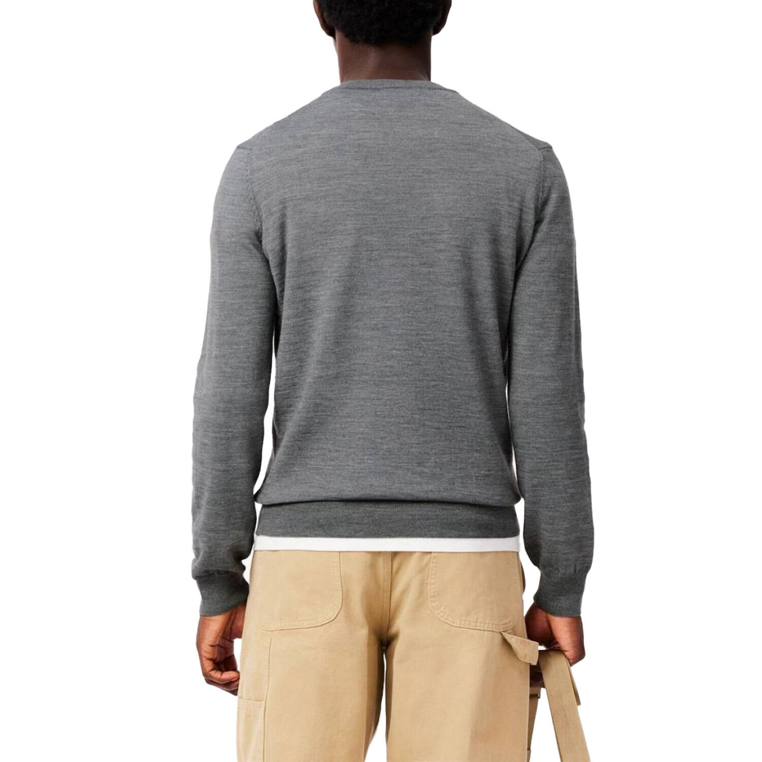 Lacoste - Pull gris AH3225-CCA 2/2