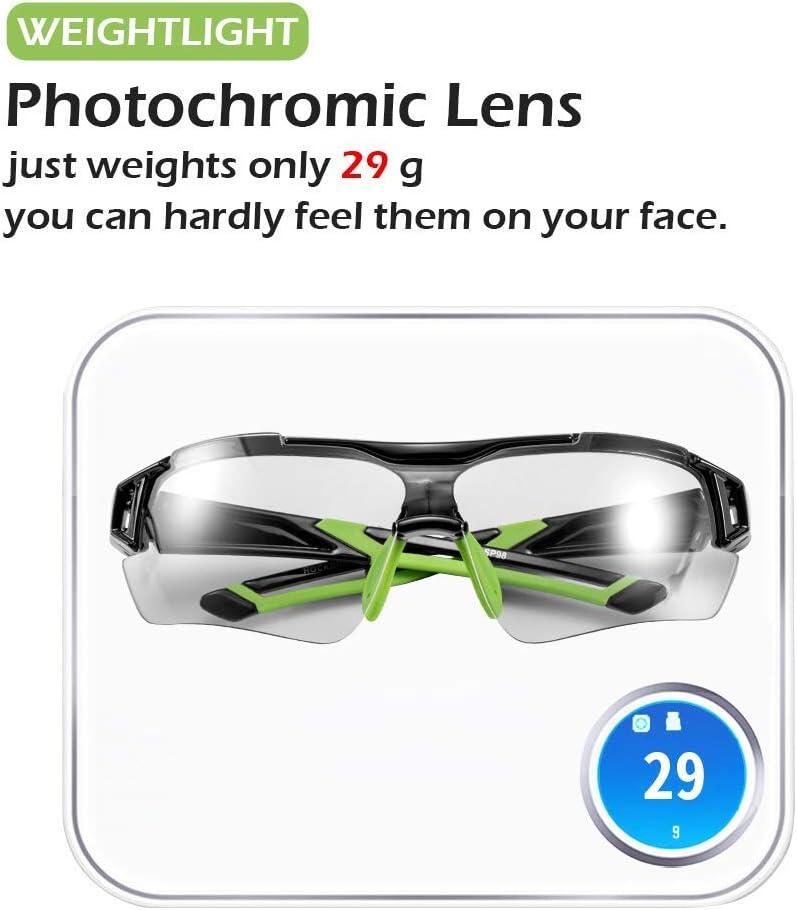 Gafas
de sol fotocromáticas con protección UV400 4/7