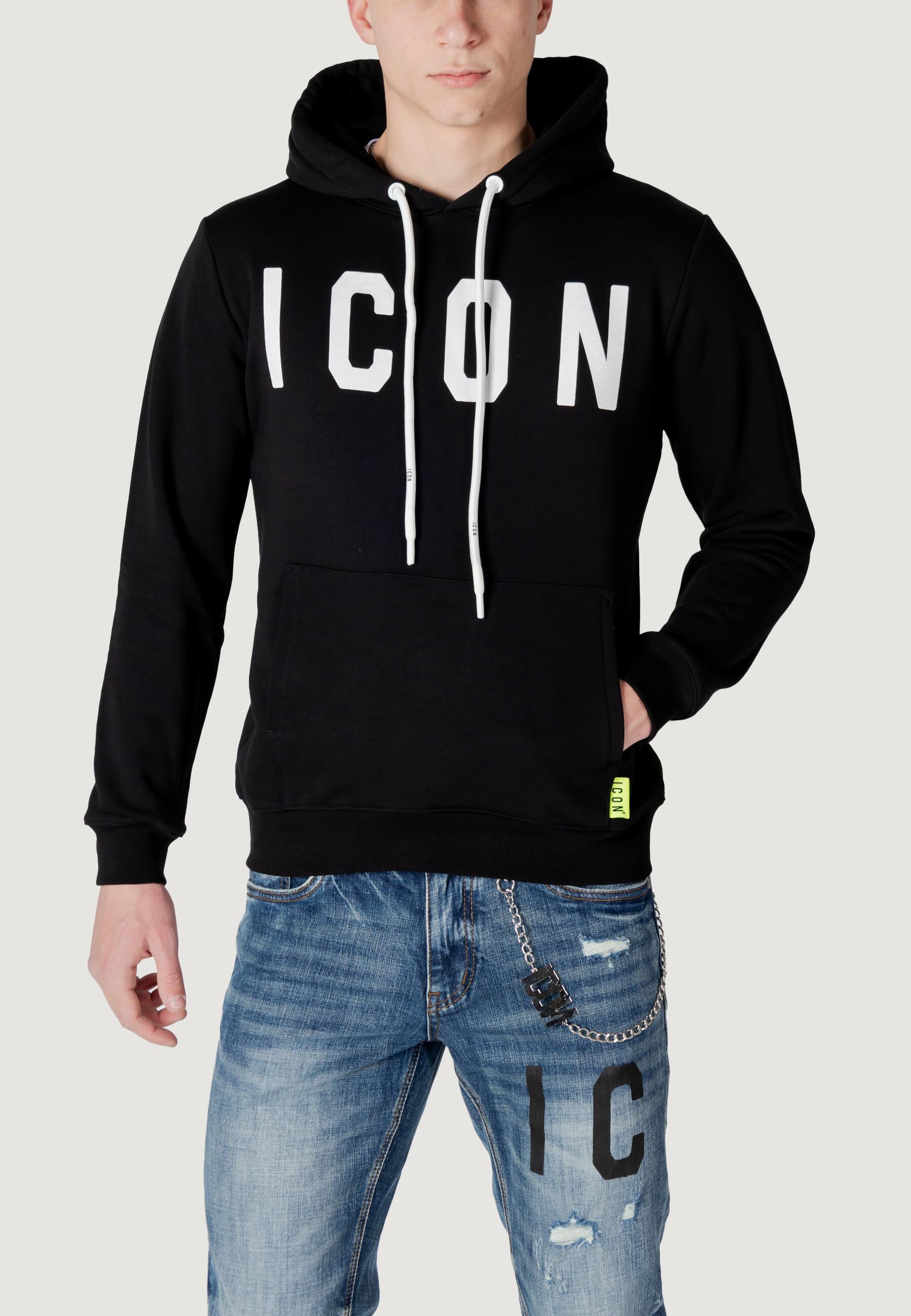 ICON Felpe Uomo ICUS2S5F004 Nero
