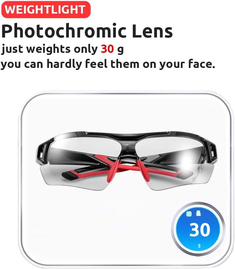 Occhiali
da sole fotocromatici con protezione UV400 4/6