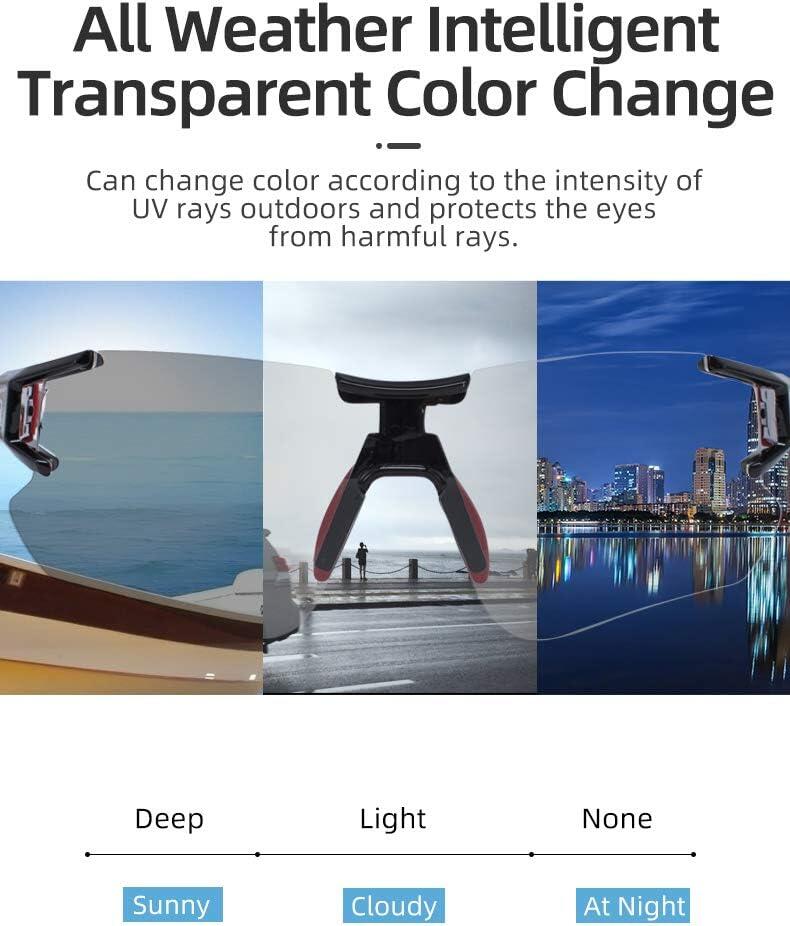 Occhiali
da sole fotocromatici con protezione UV400 6/6