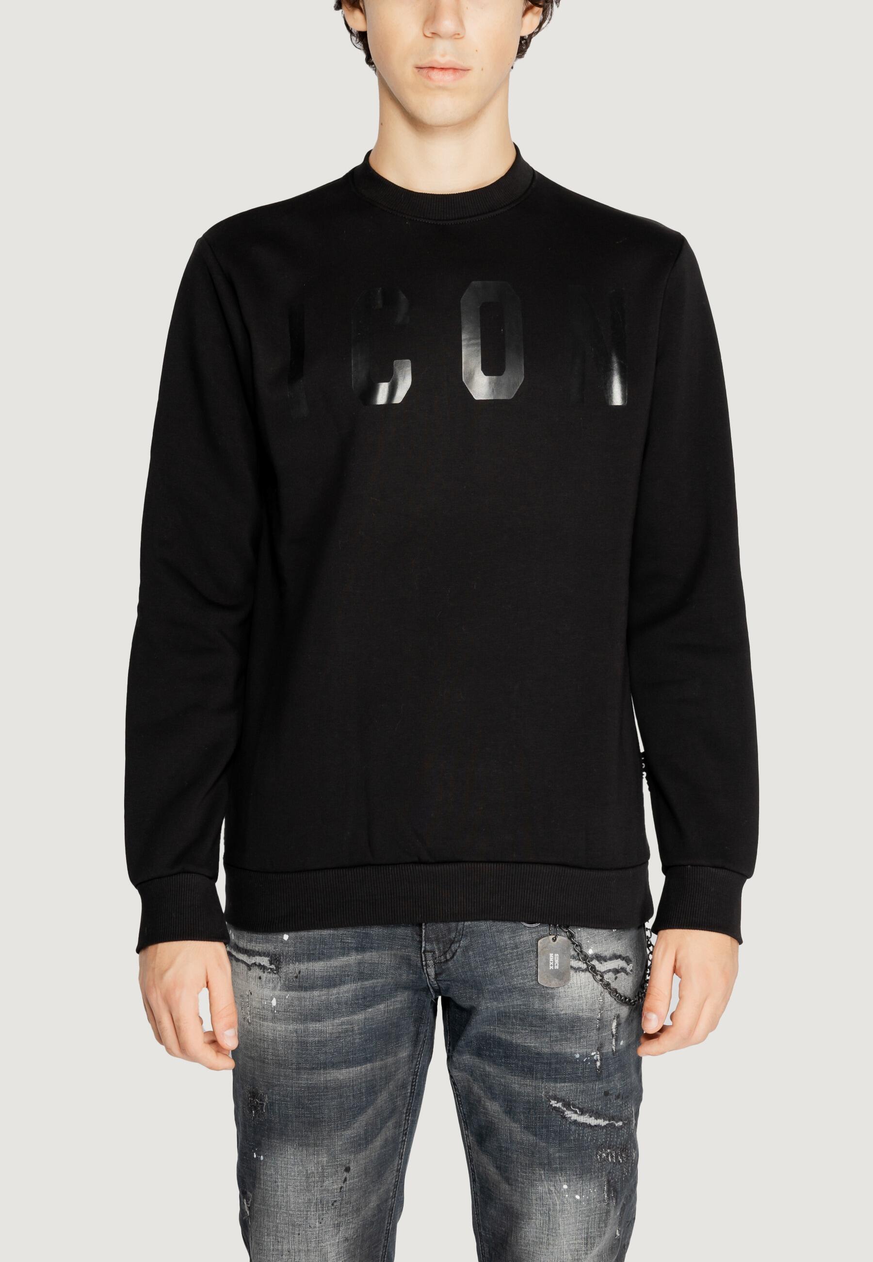 ICON Felpe Uomo IU9023FG Nero