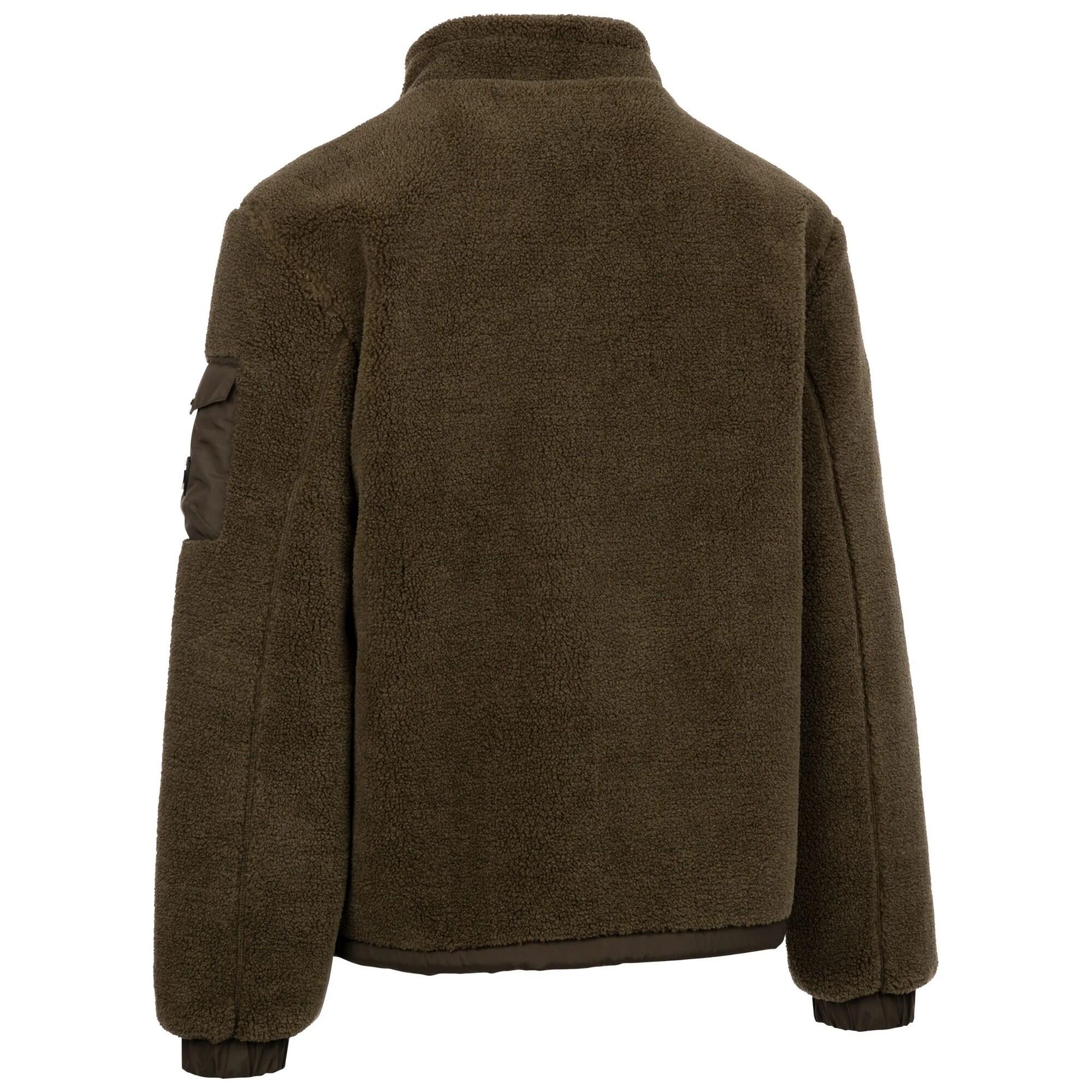 Mens Edwalton AT300 Fleece Jacket (Dark Vine) 2/3