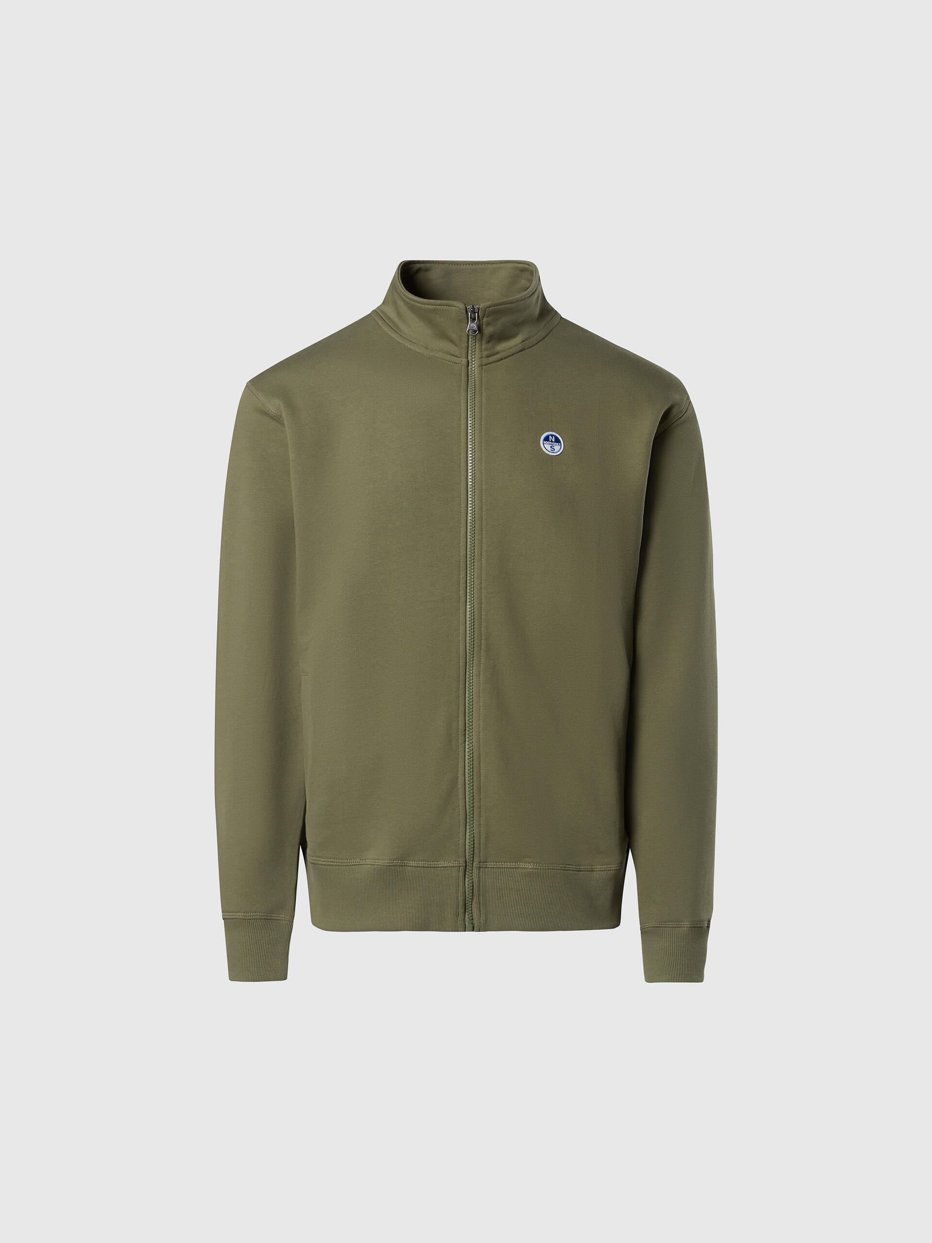 Sweat-shirt zippé avec écusson logo pour homme 3/7