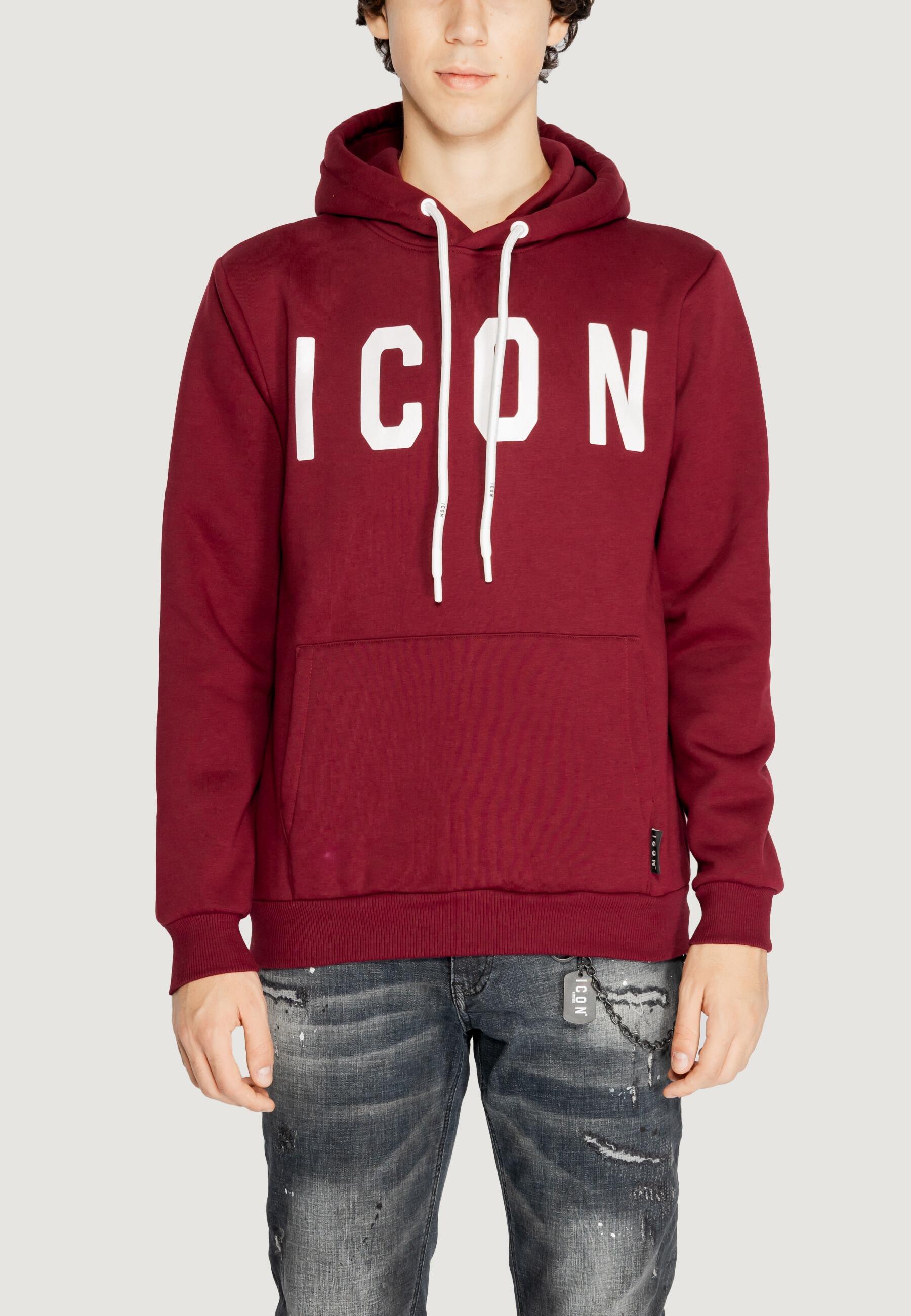 ICON Felpe Uomo IU9016FC Bordeaux